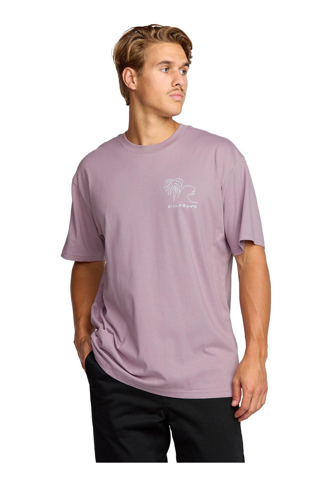 Polera m/c Hombre Scenes regular Morado-4