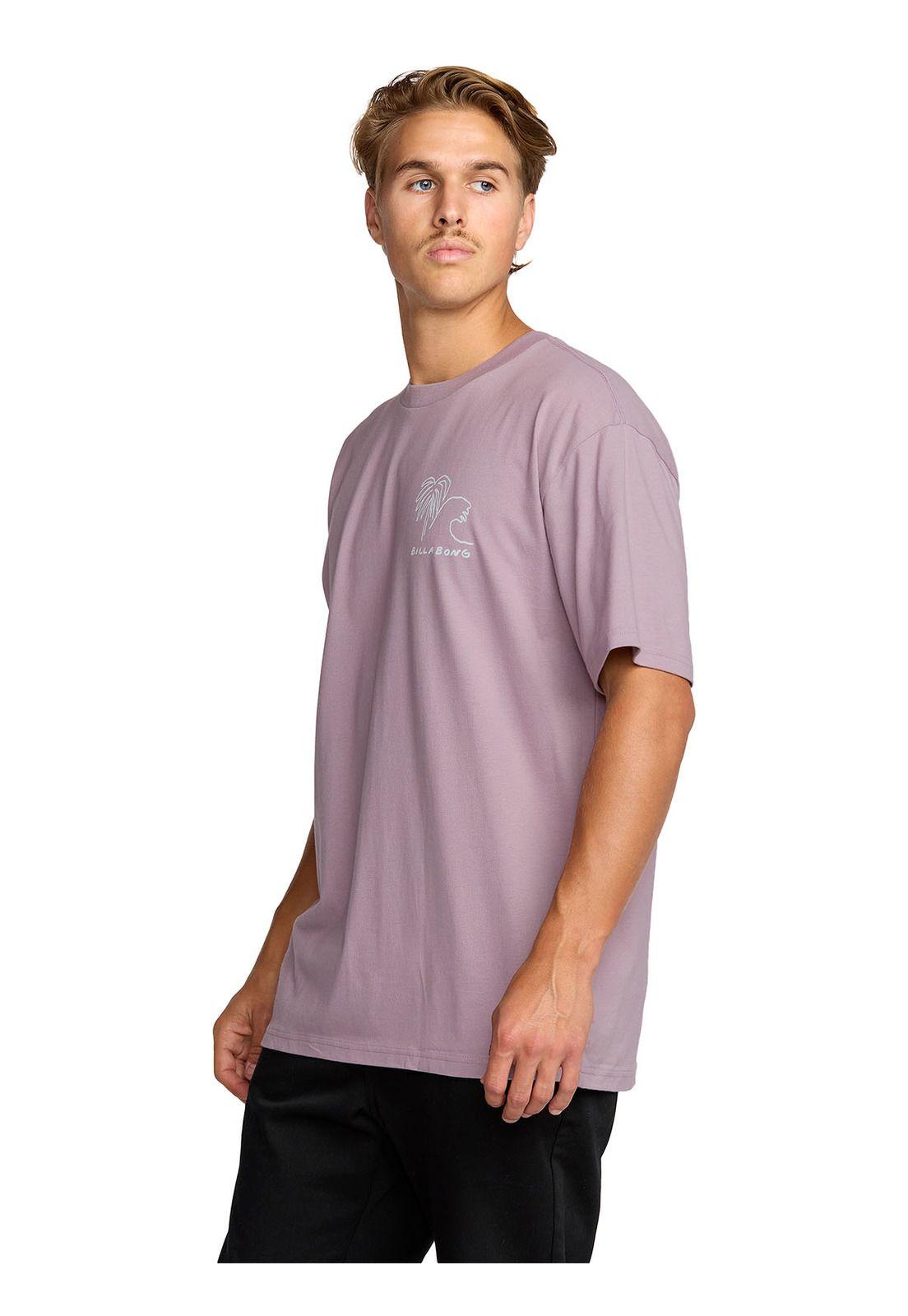 Polera m/c Hombre Scenes regular Morado-5