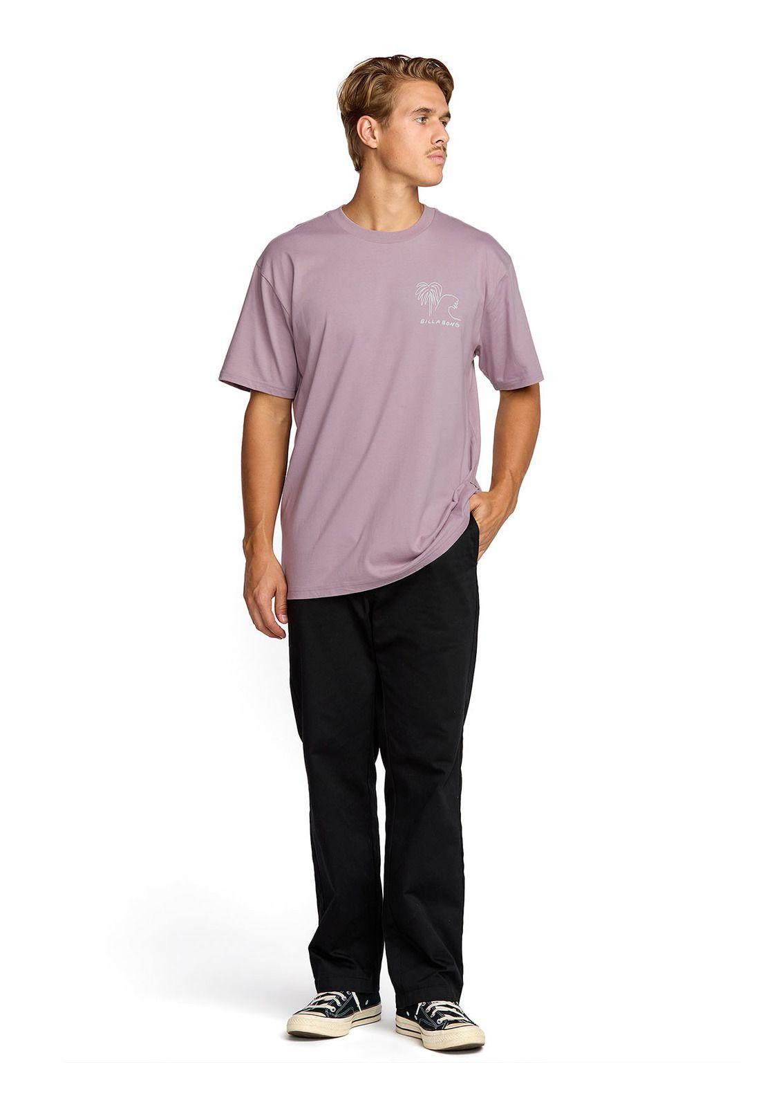 Polera m/c Hombre Scenes regular Morado-7