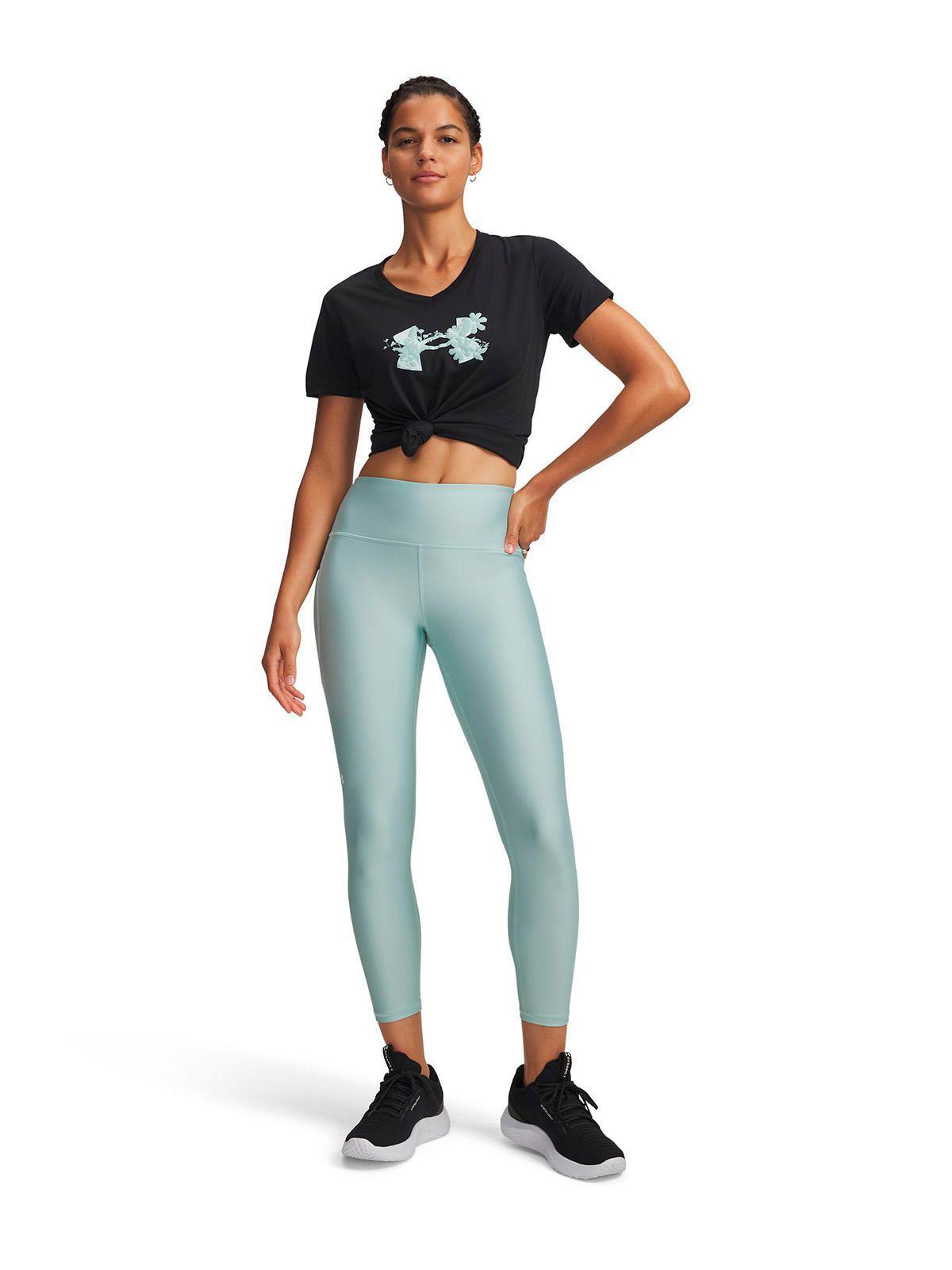 Calza UA Tech Azul Mujer-3