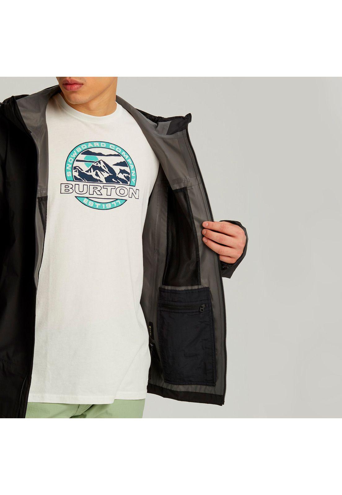 Parka Hombre Packrite Rain Jacket Negro Burton-1