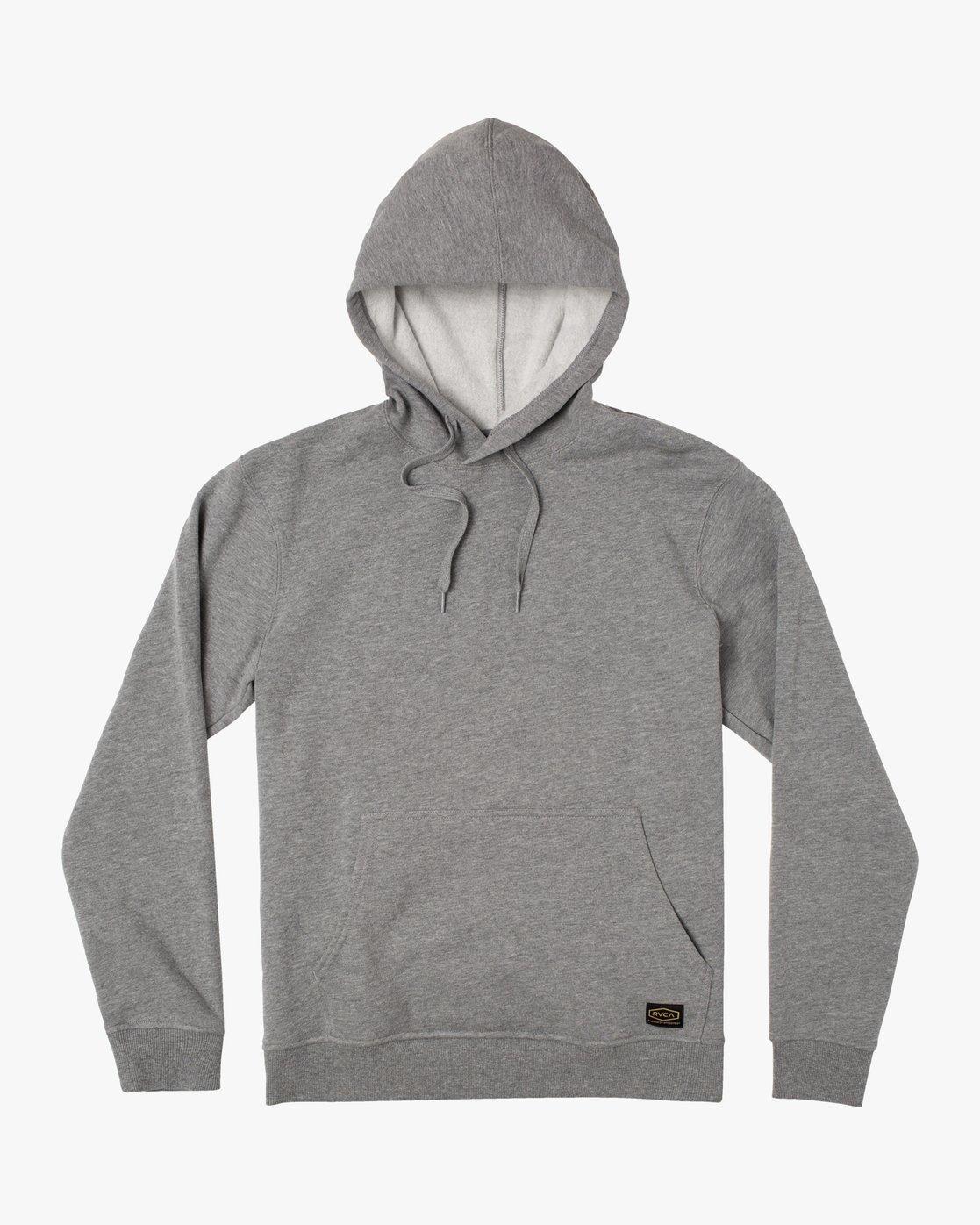 Poleron Americana Hood Gris Hombre Rvca-2