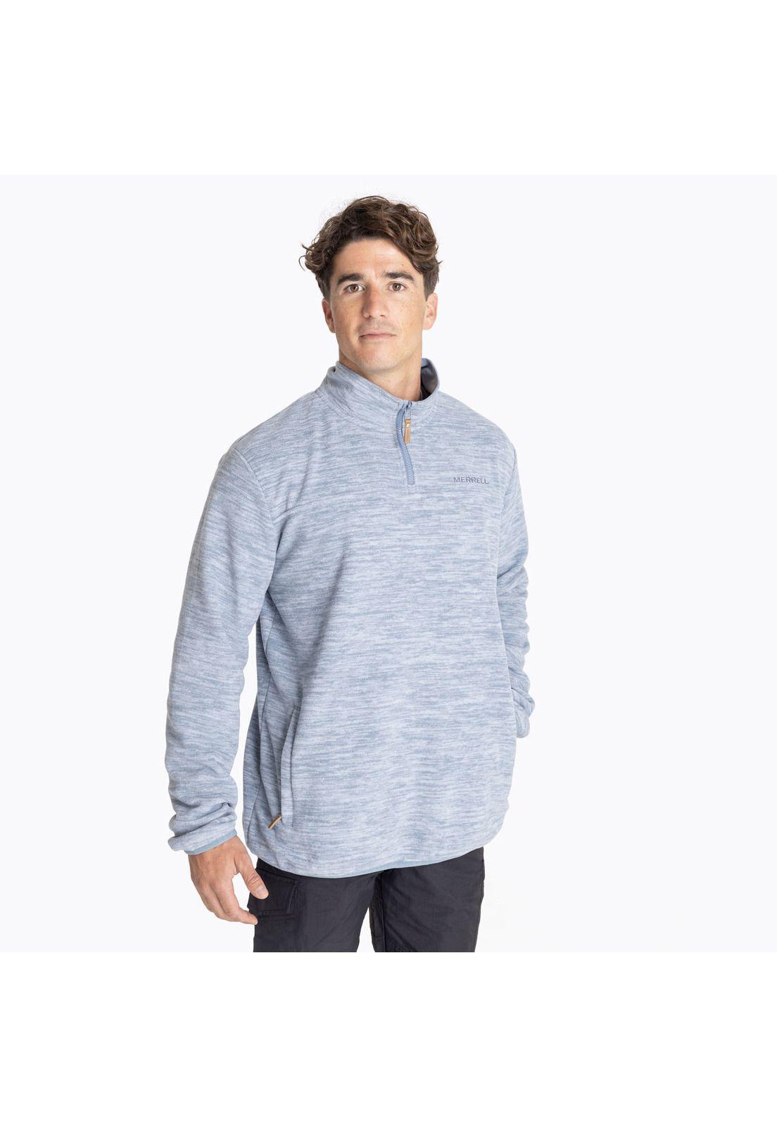 Polar Hombre Pine Half Zip Plomo-0