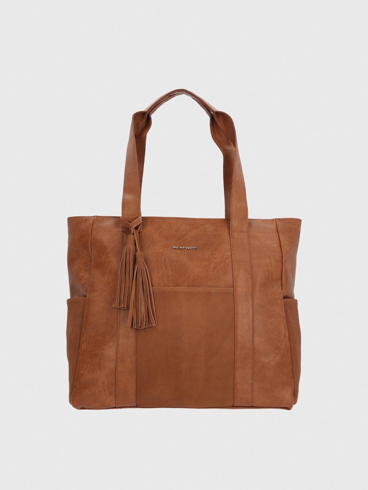 Cartera Ecocuero Mujer Lester Tote Café-0
