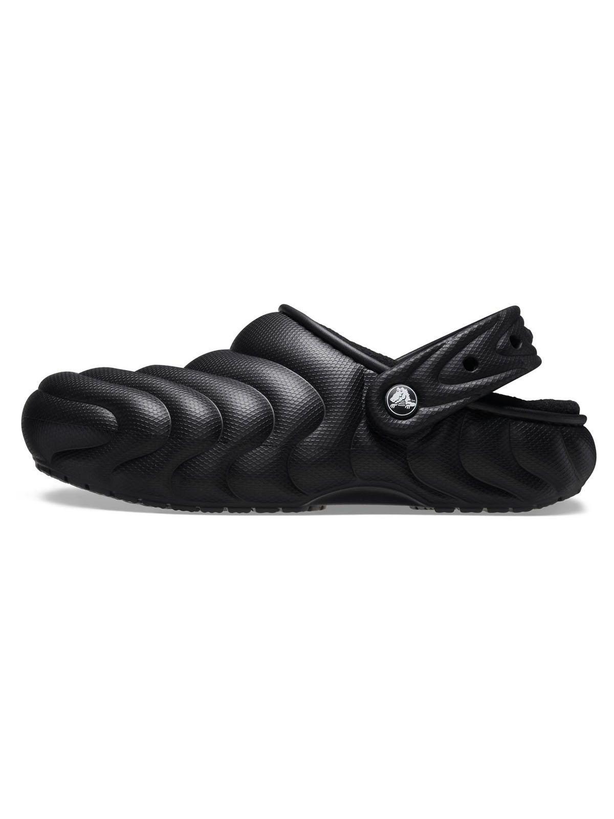 Zueco Crocs Hombre Lined Overpuff Negro-1