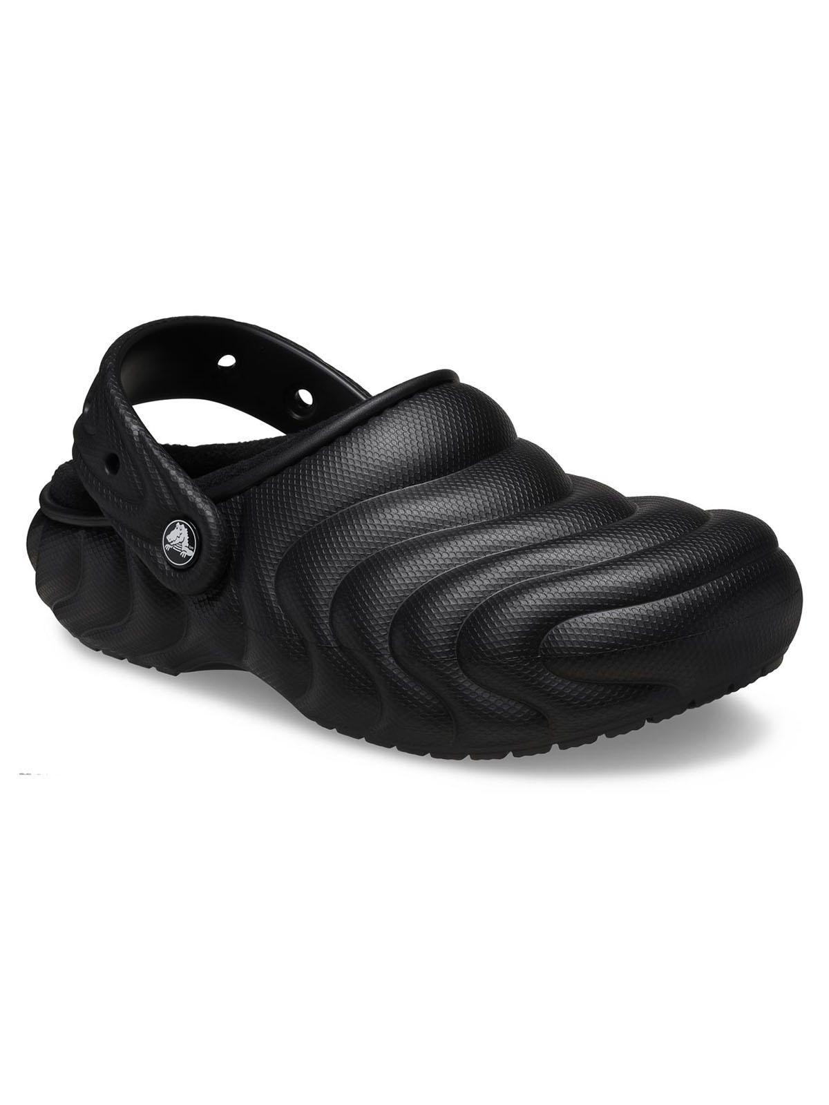 Zueco Crocs Hombre Lined Overpuff Negro-6