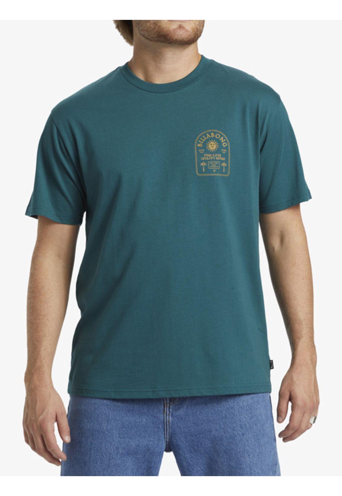 Polera Manga Corta Hombre Portal Celeste-0