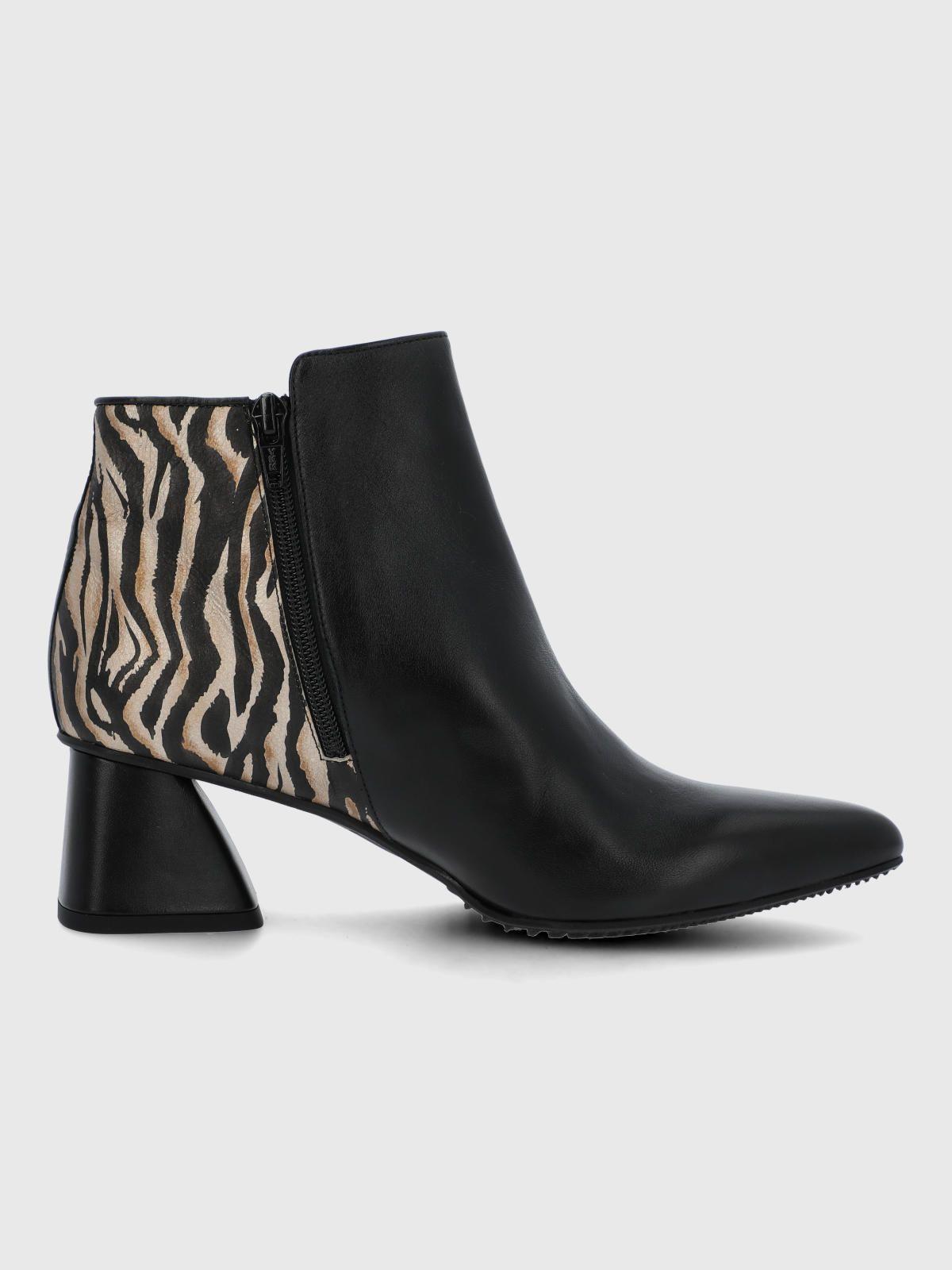 Botin Brunate Cuero Mujer Naville Café-3