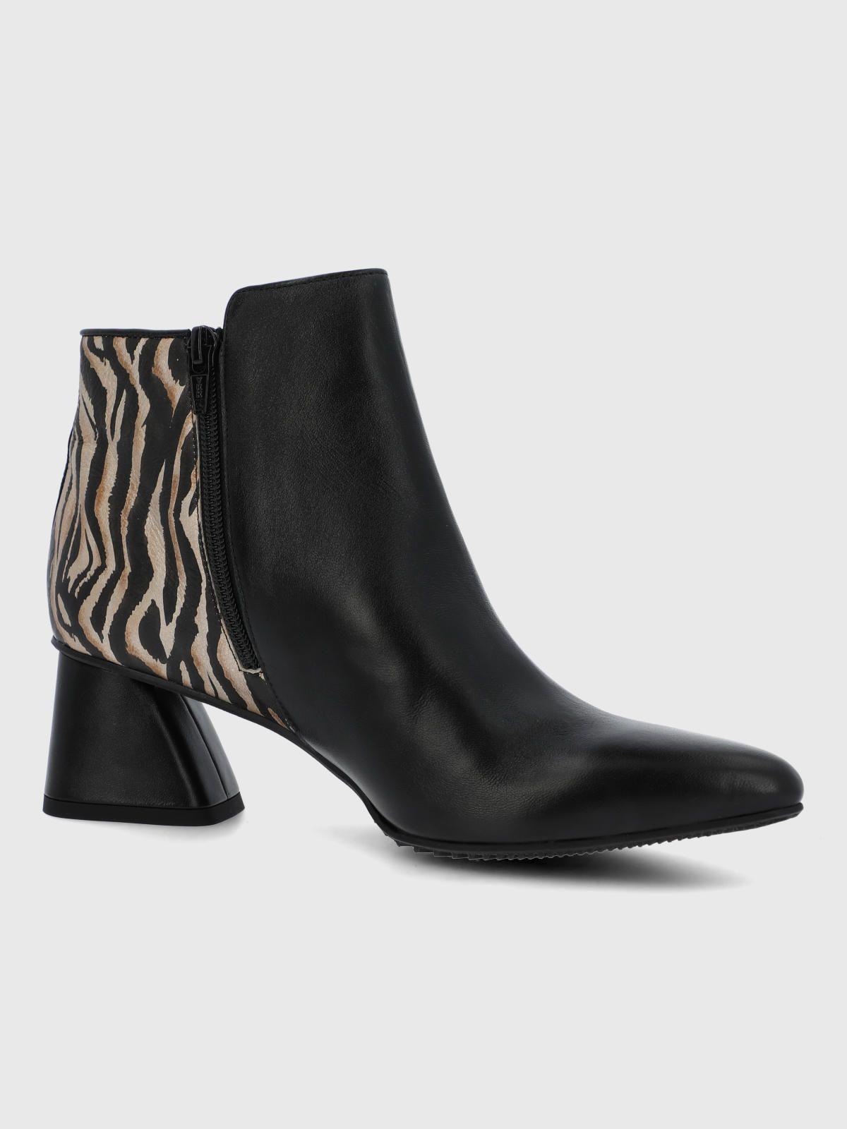 Botin Brunate Cuero Mujer Naville Café-0