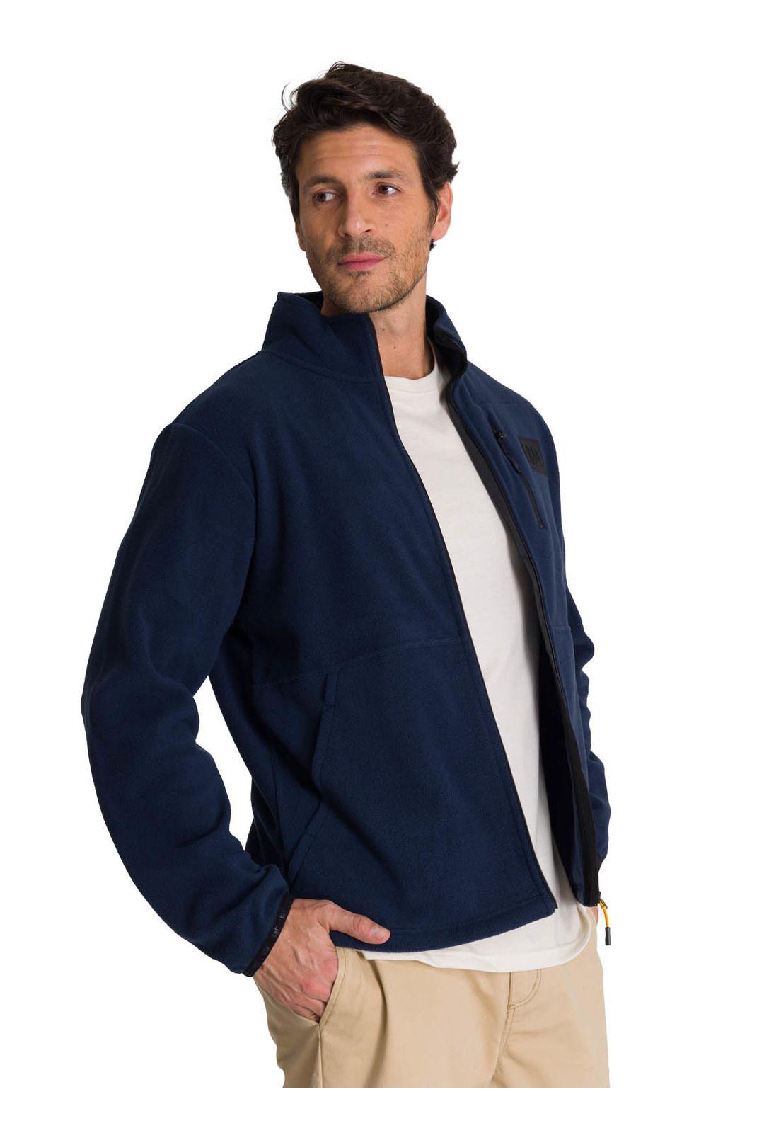 Polar Microfleece Full Zip Hombre Azul Petroleo-0