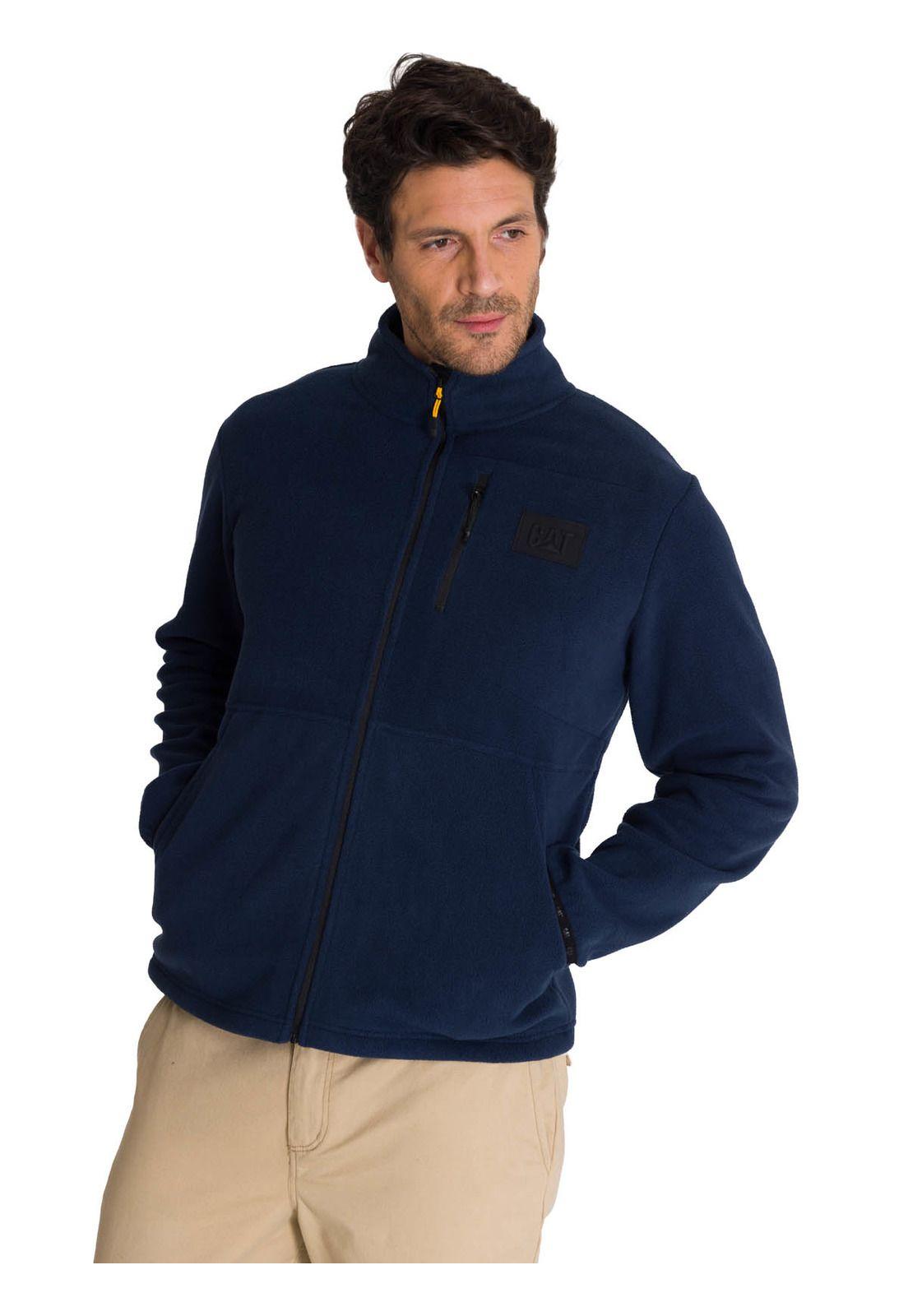 Polar Microfleece Full Zip Hombre Azul Petroleo-1