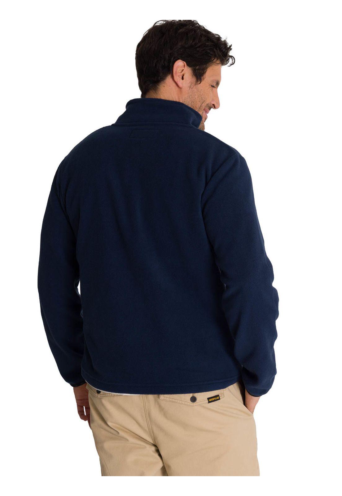Polar Microfleece Full Zip Hombre Azul Petroleo-3
