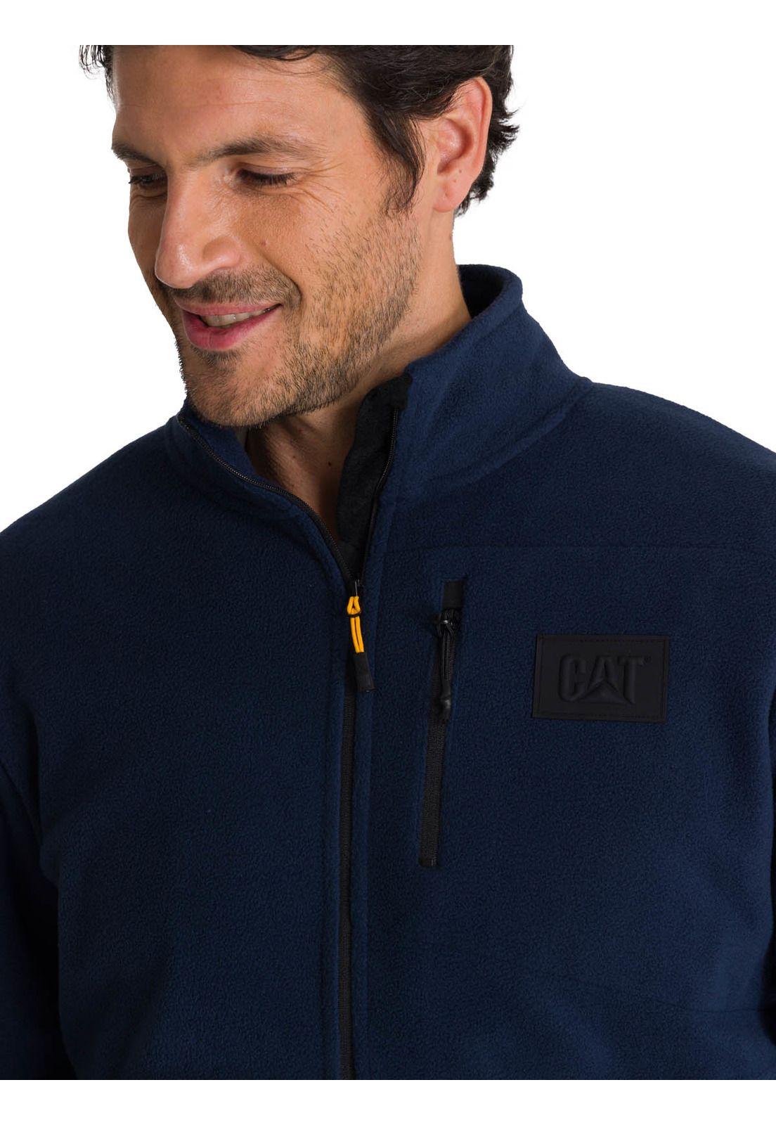 Polar Microfleece Full Zip Hombre Azul Petroleo-5
