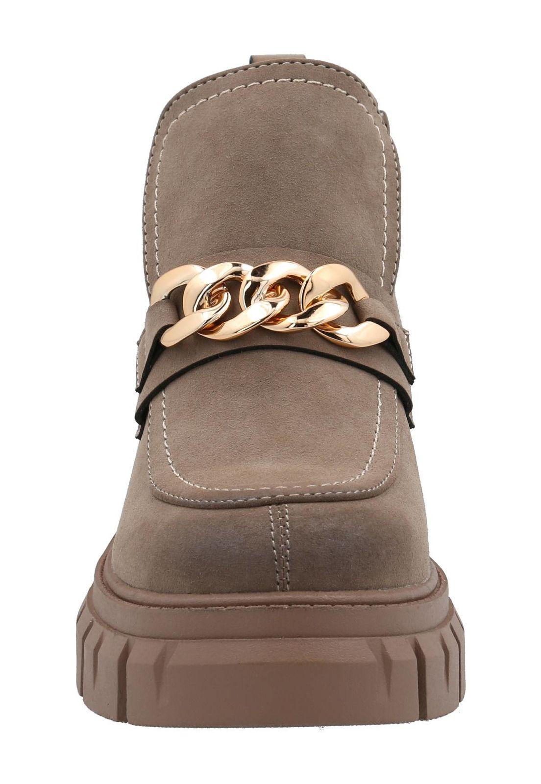 Botín Milan Mujer Taupe-4