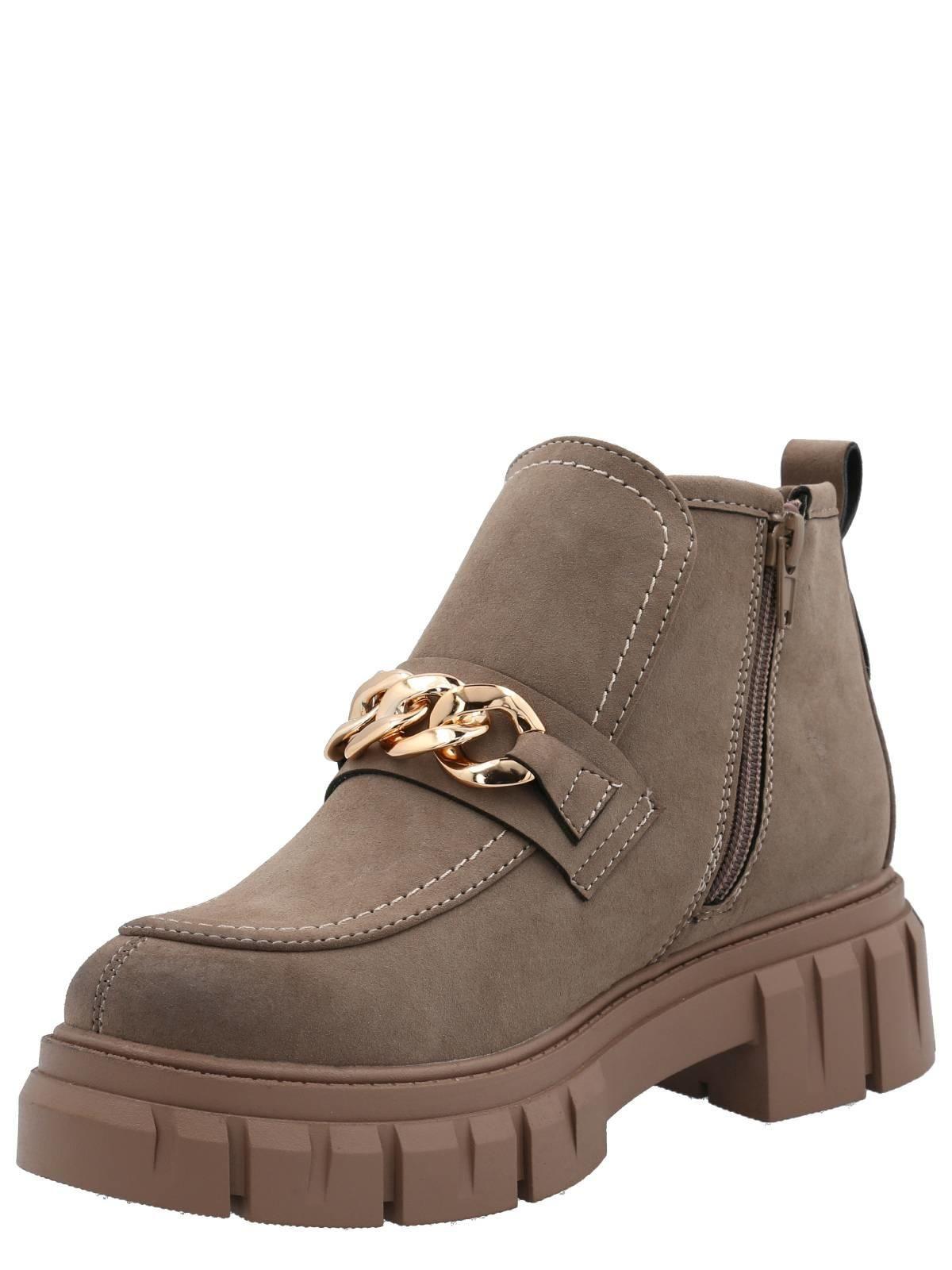 Botín Milan Mujer Taupe-5