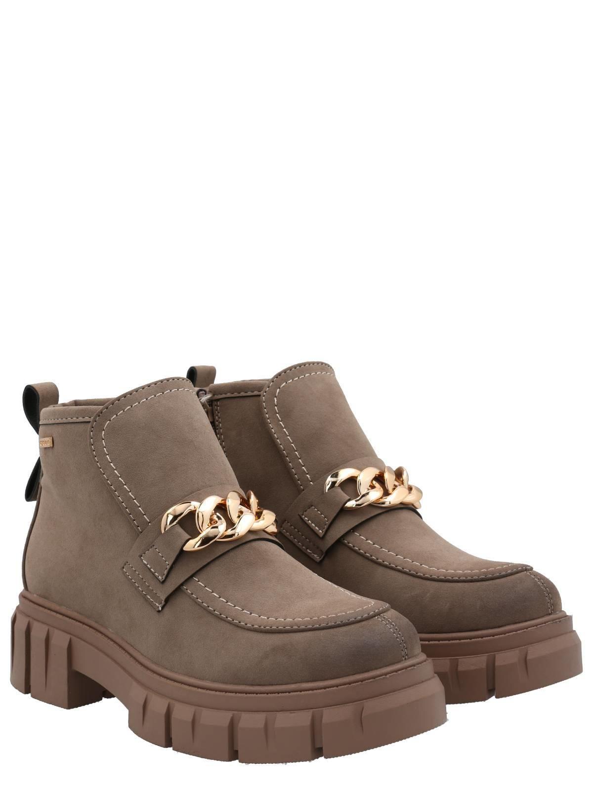 Botín Milan Mujer Taupe-9