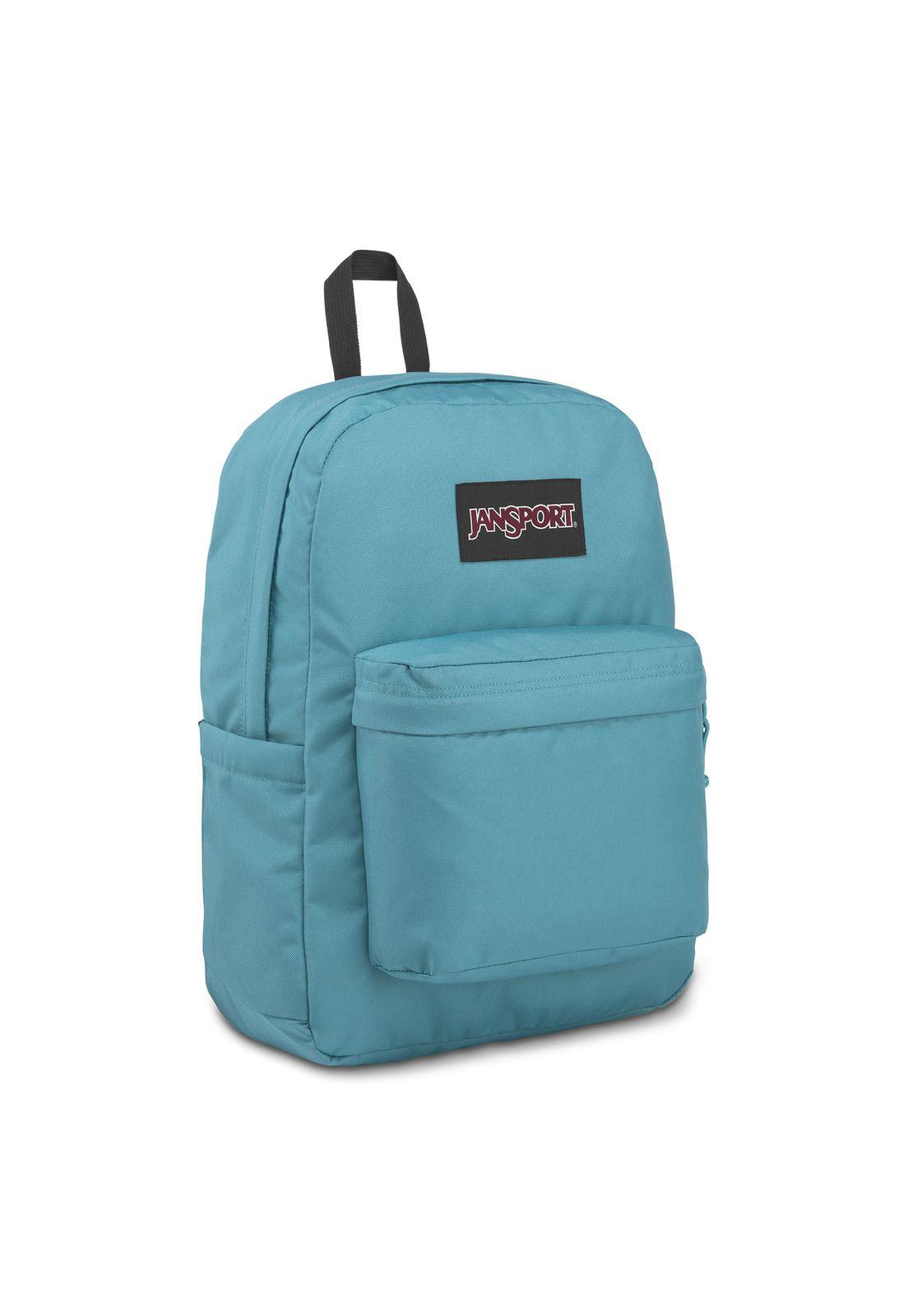 Mochila Superbreak Plus Classic Teal Jansport-2