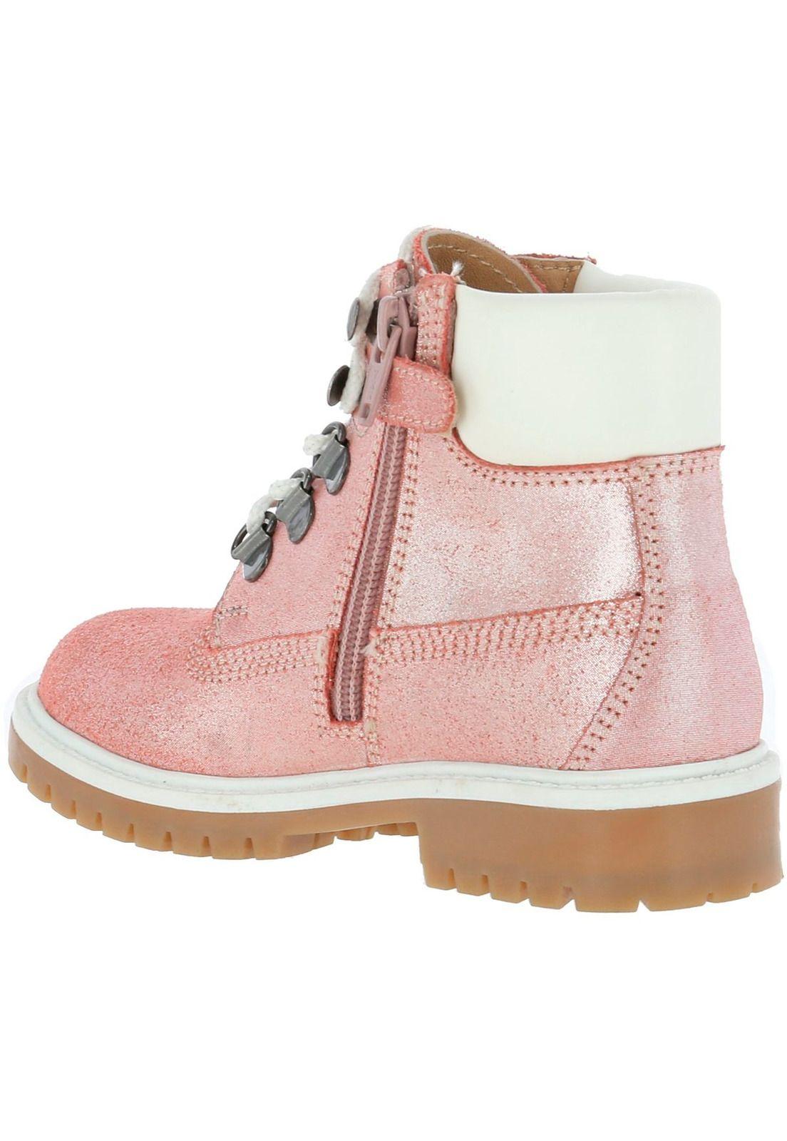 Botin Cuero Niña Ruby 2 Rosa-3