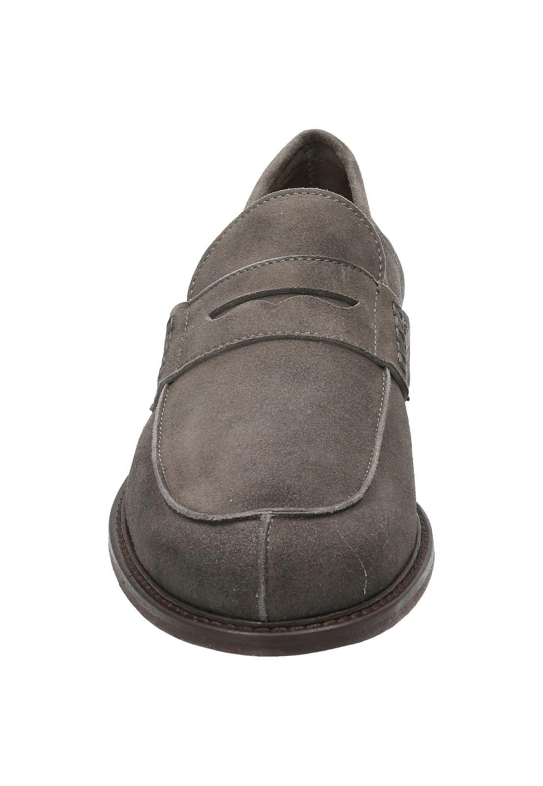 Zapato Cuero Hombre Oglio Gris Oscuro-3