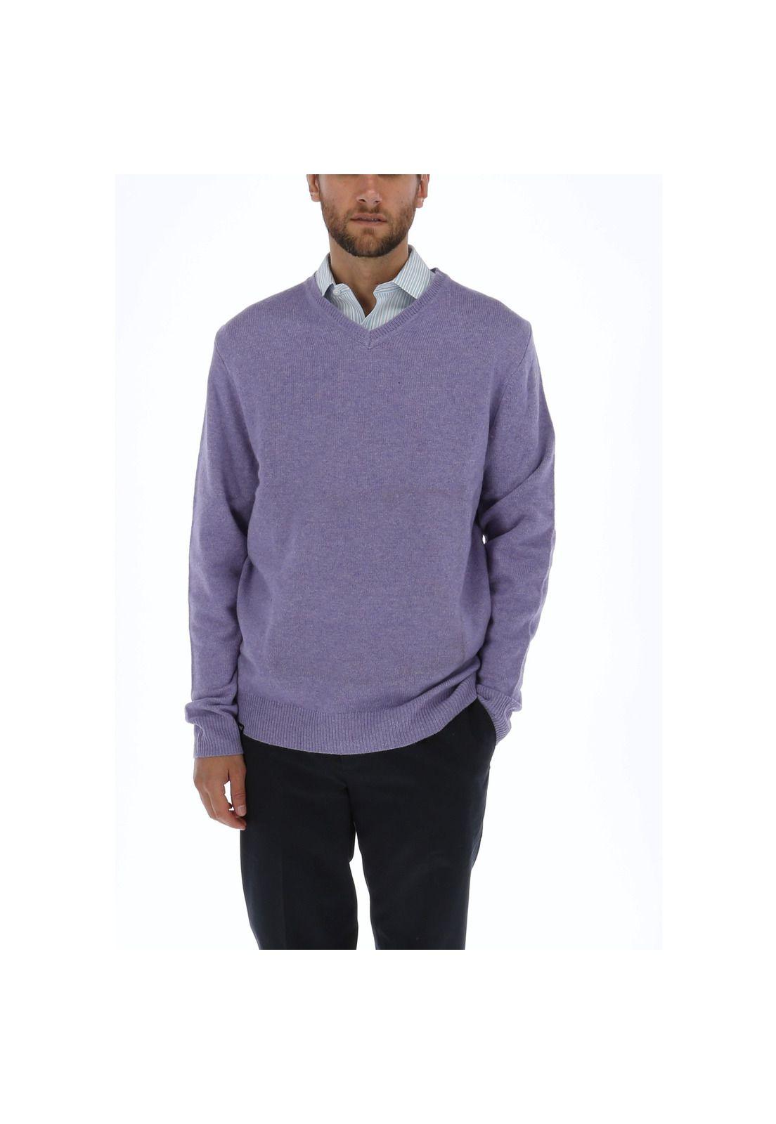 Sweater Lana Hombre Iriati Morado-0
