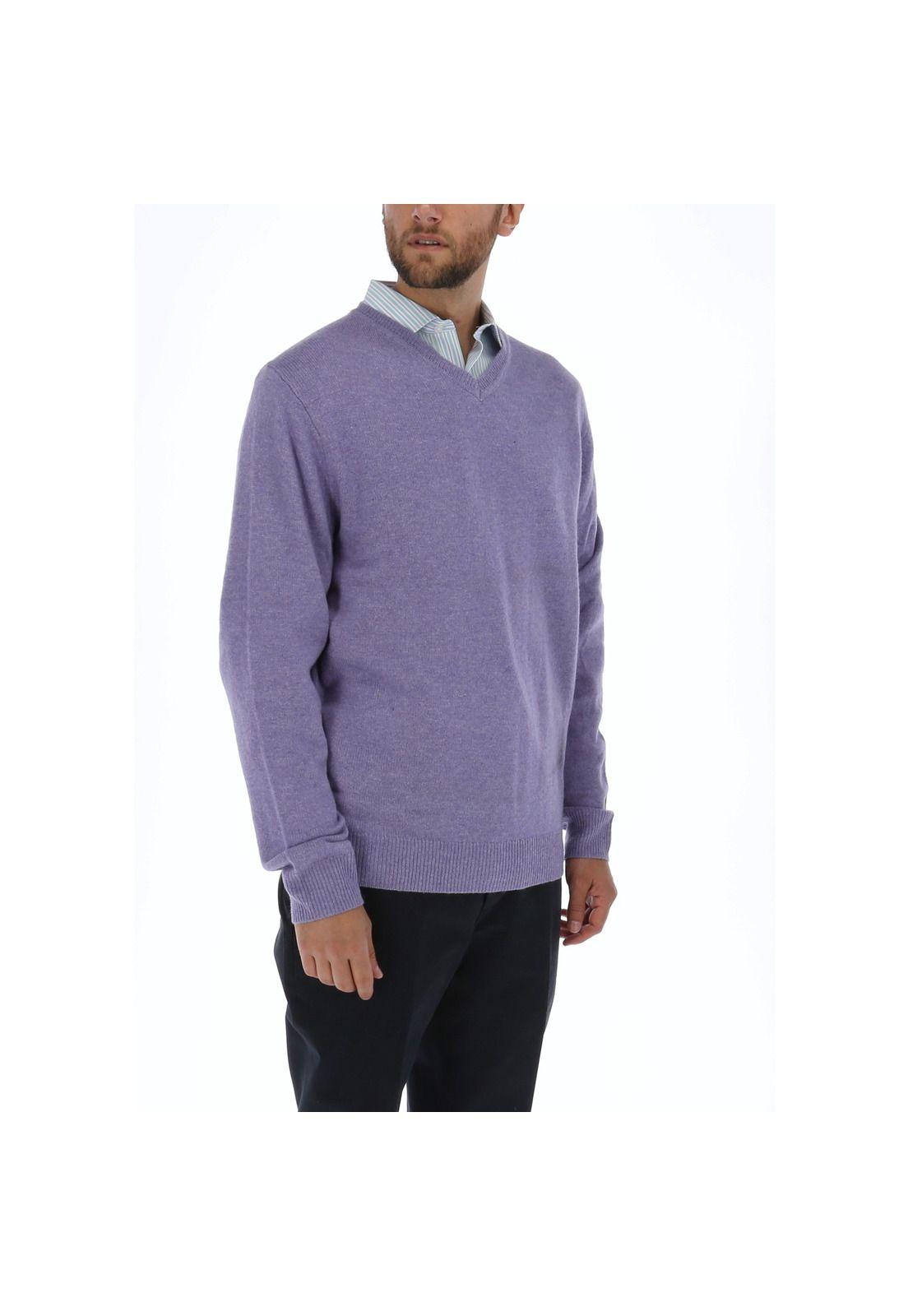 Sweater Lana Hombre Iriati Morado-2