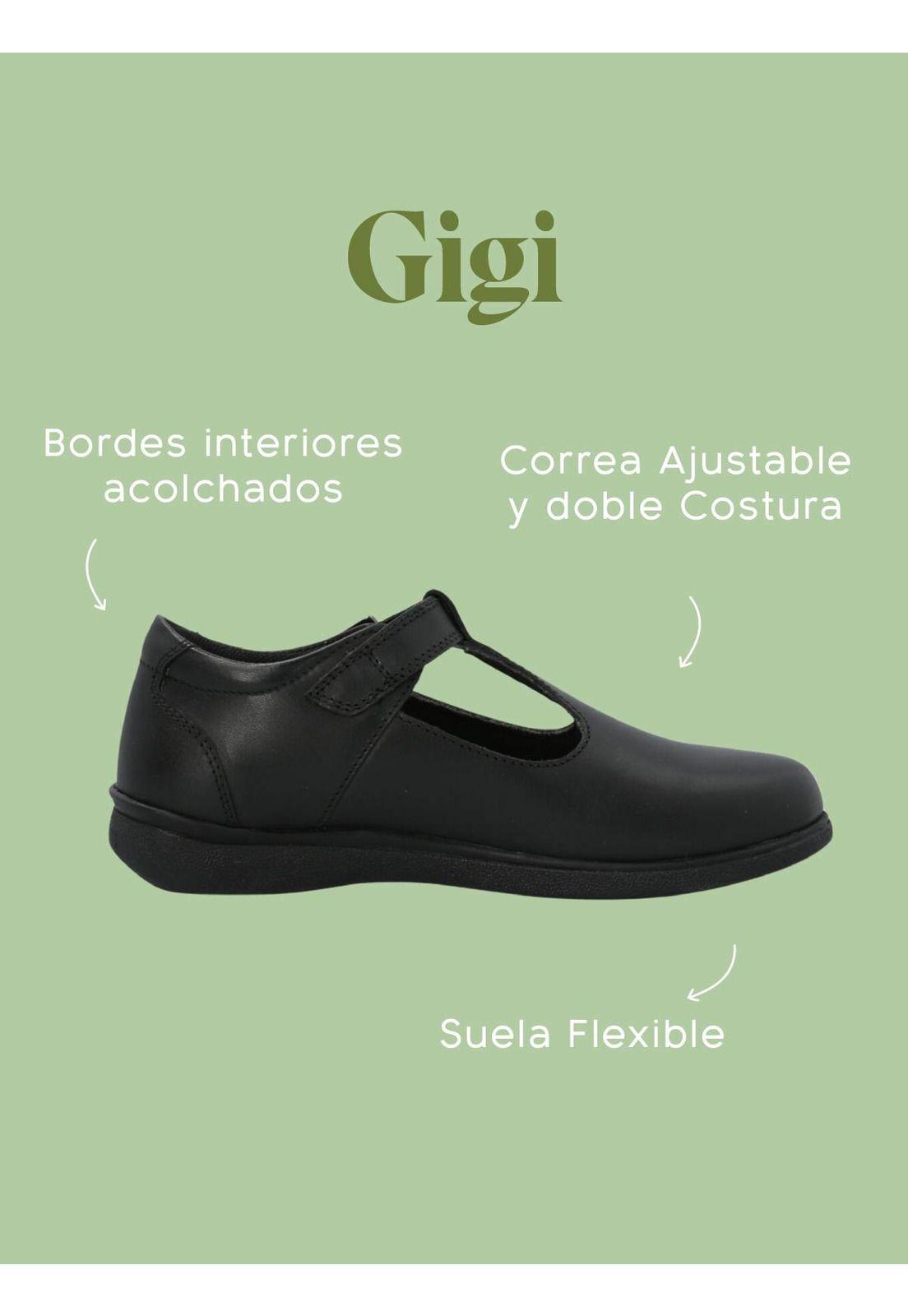 Guillermina Escolar Cuero Negra Niña Gigi-1