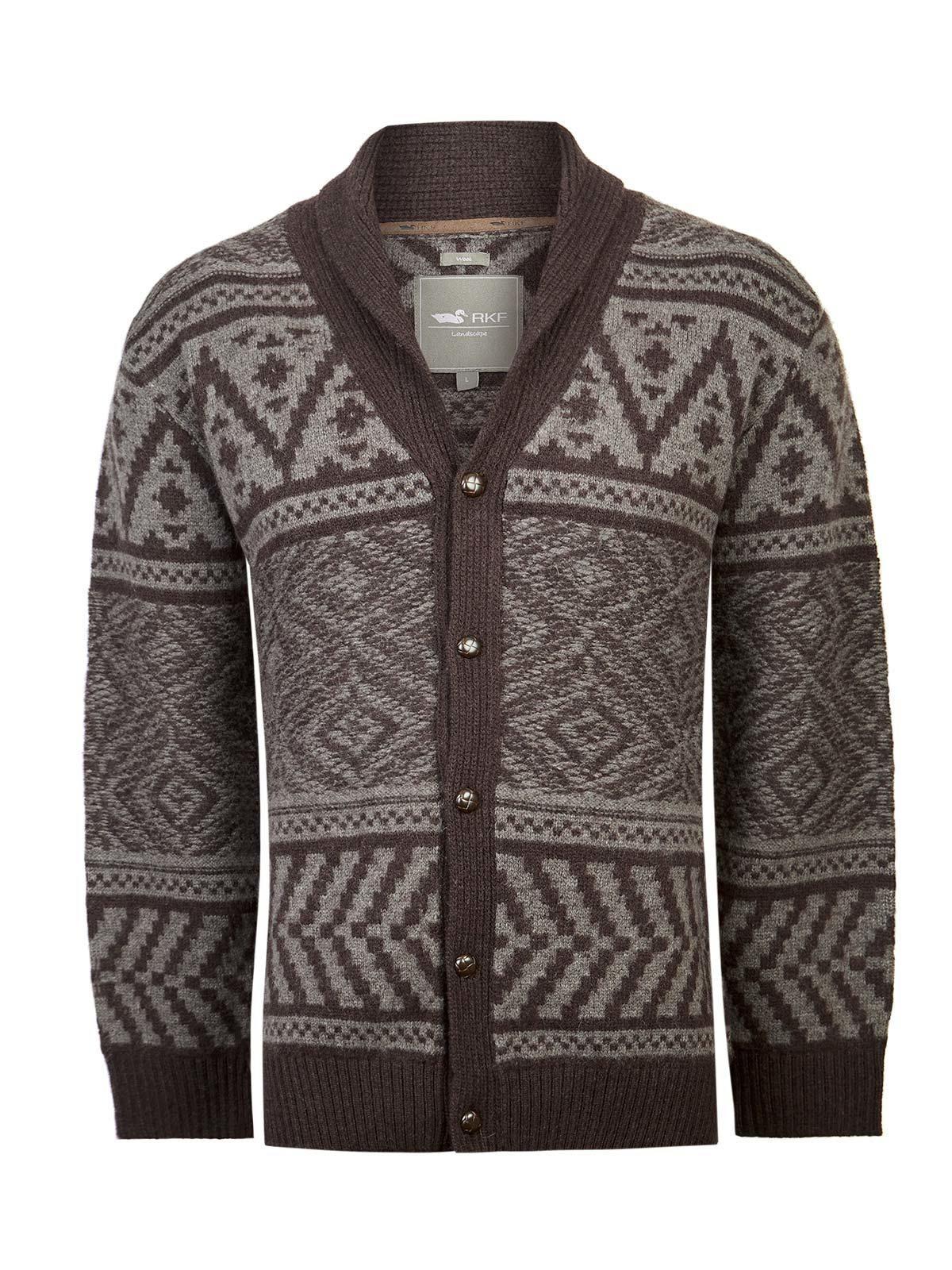 Sweater Lana Hombre Edimburgo Gris-0