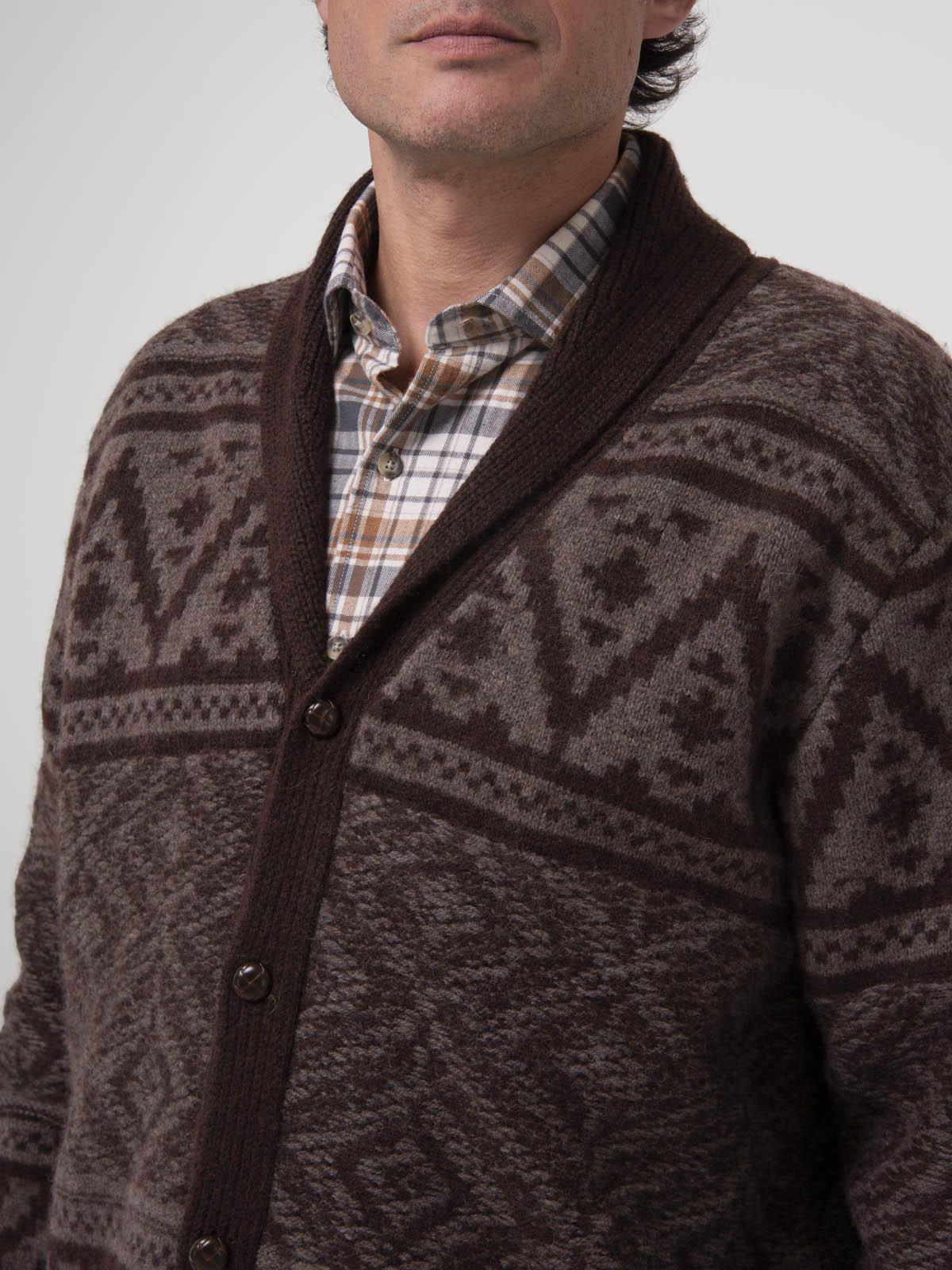 Sweater Lana Hombre Edimburgo Gris-6