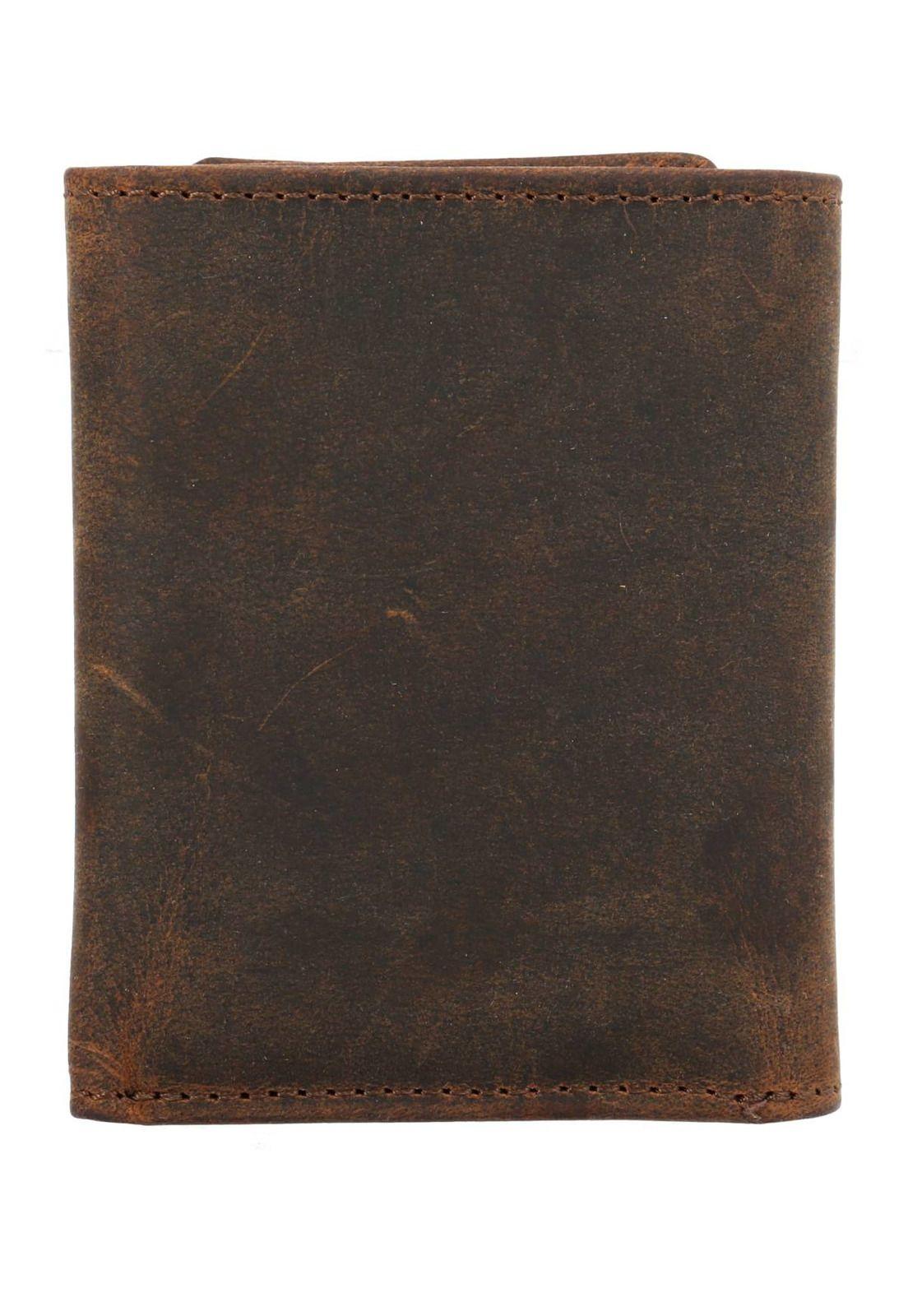 Billetera Cuero Hombre Oh Trifold Card Verde-1