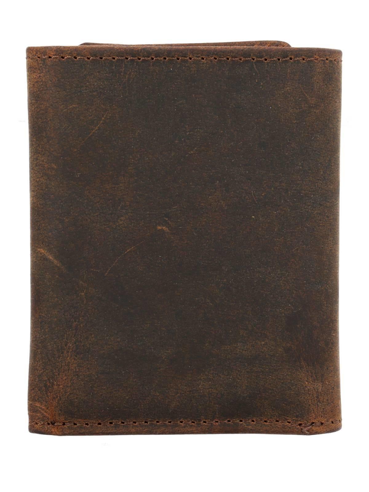 Billetera Cuero Hombre Oh Trifold Card Verde-1
