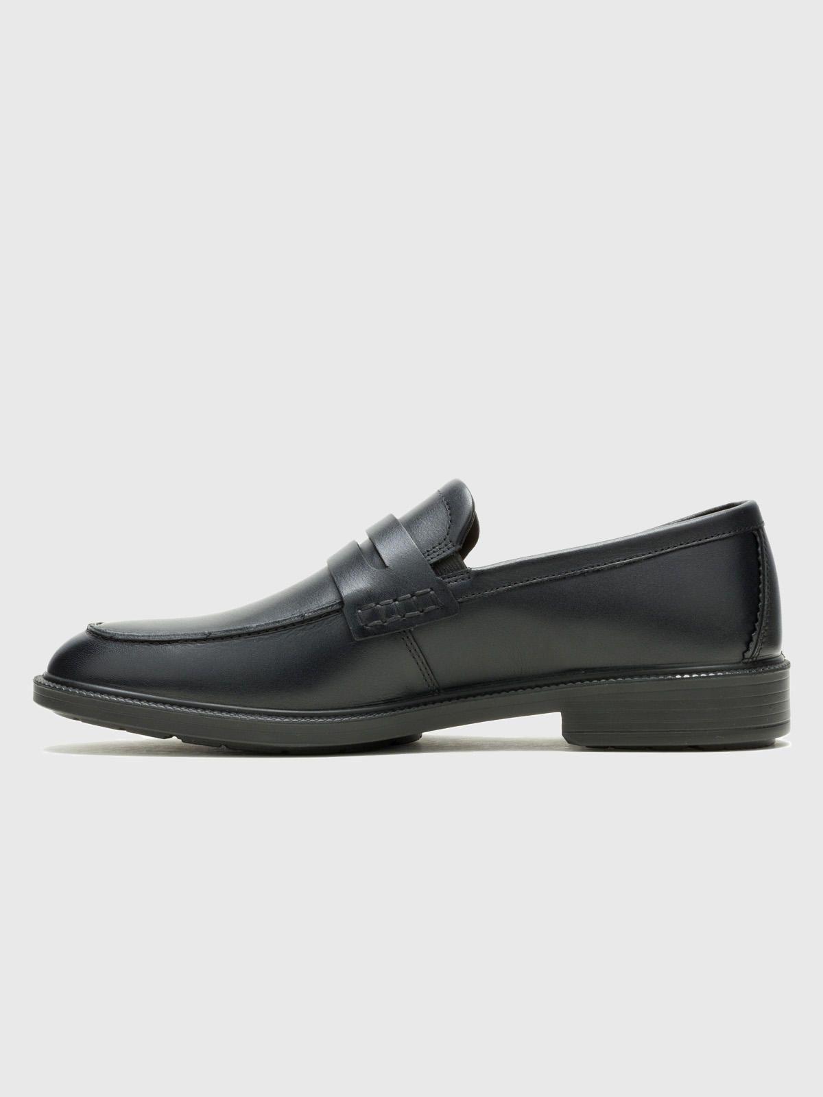 Mocasin Cuero Hombre Banker Penny Negro-4