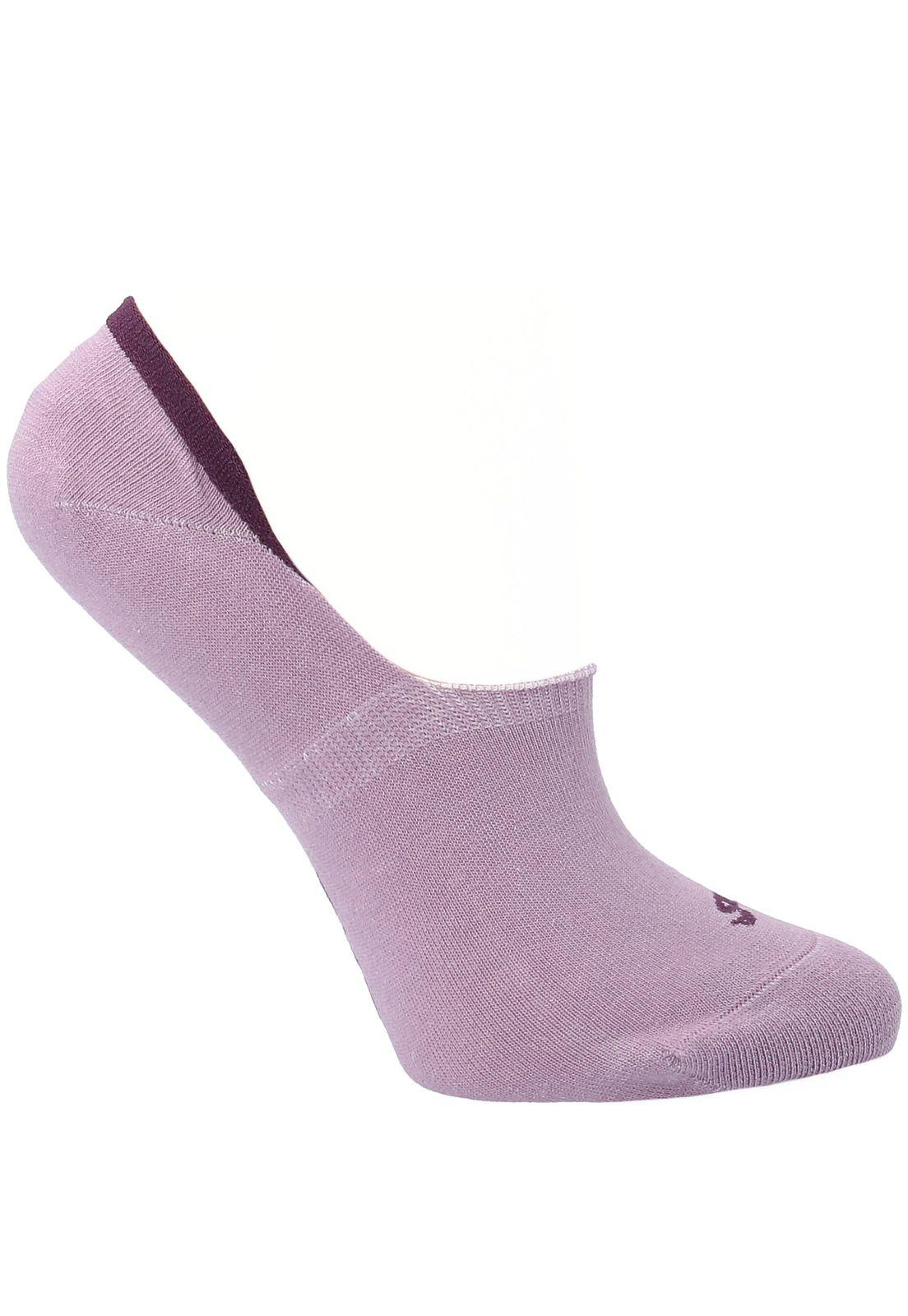 Calcetín Mujer Inv Color Morado-0