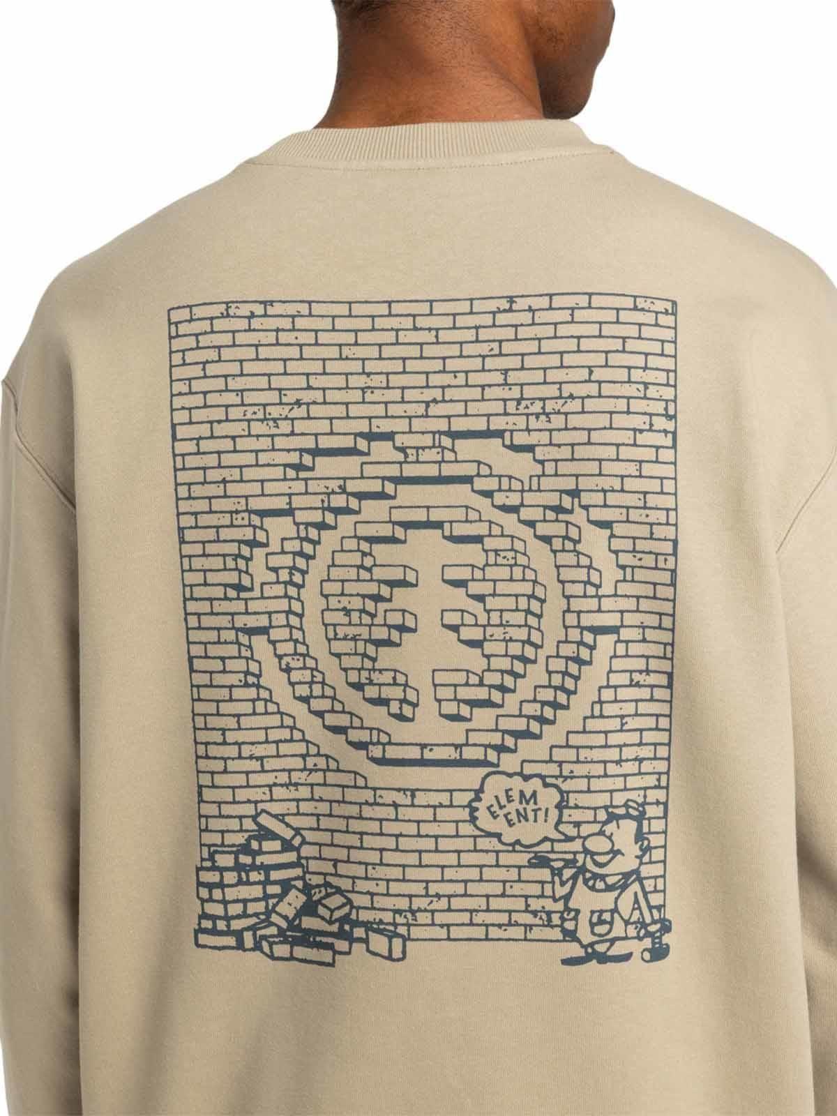 Polerón Hombre Job Done Crew Gris-4