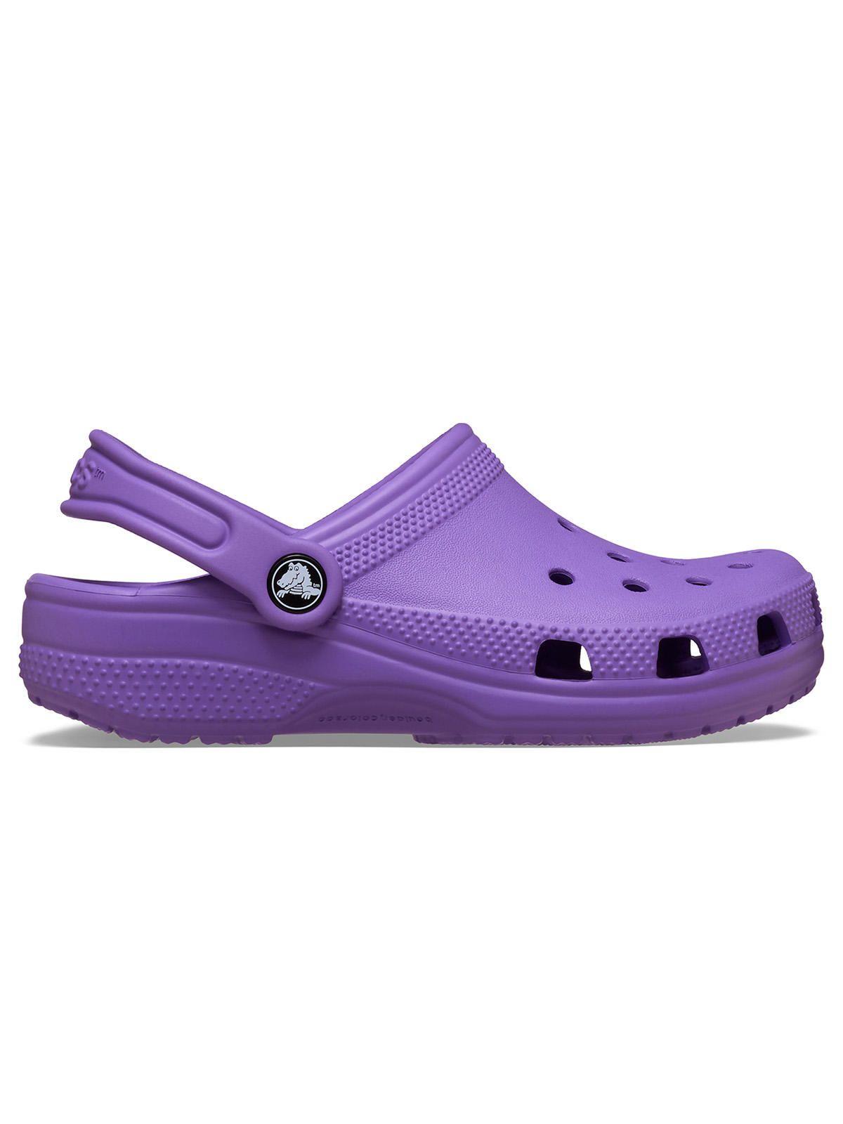 Zueco Niños Grandes Classic Clog K Morado-0