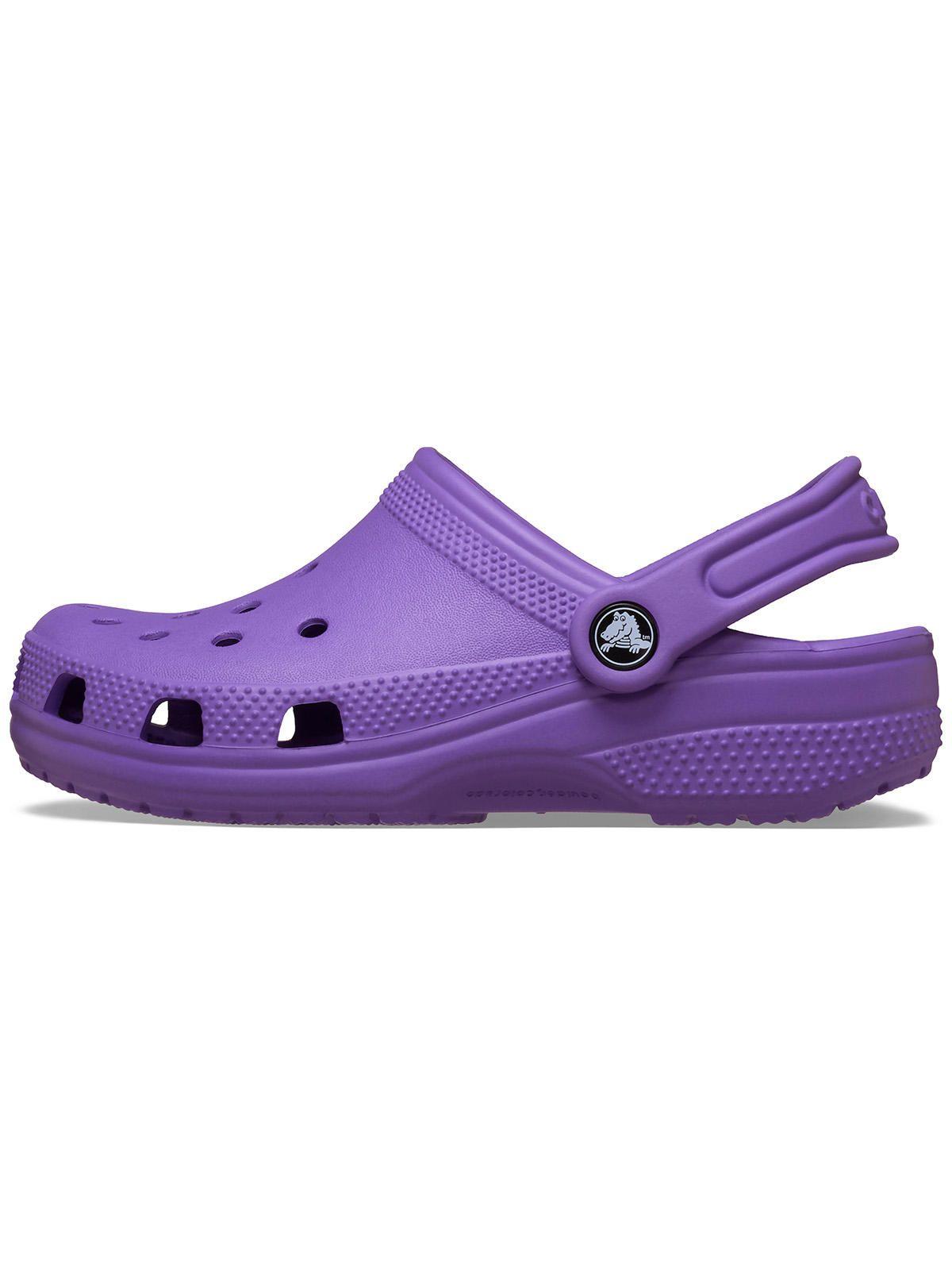 Zueco Niños Grandes Classic Clog K Morado-6