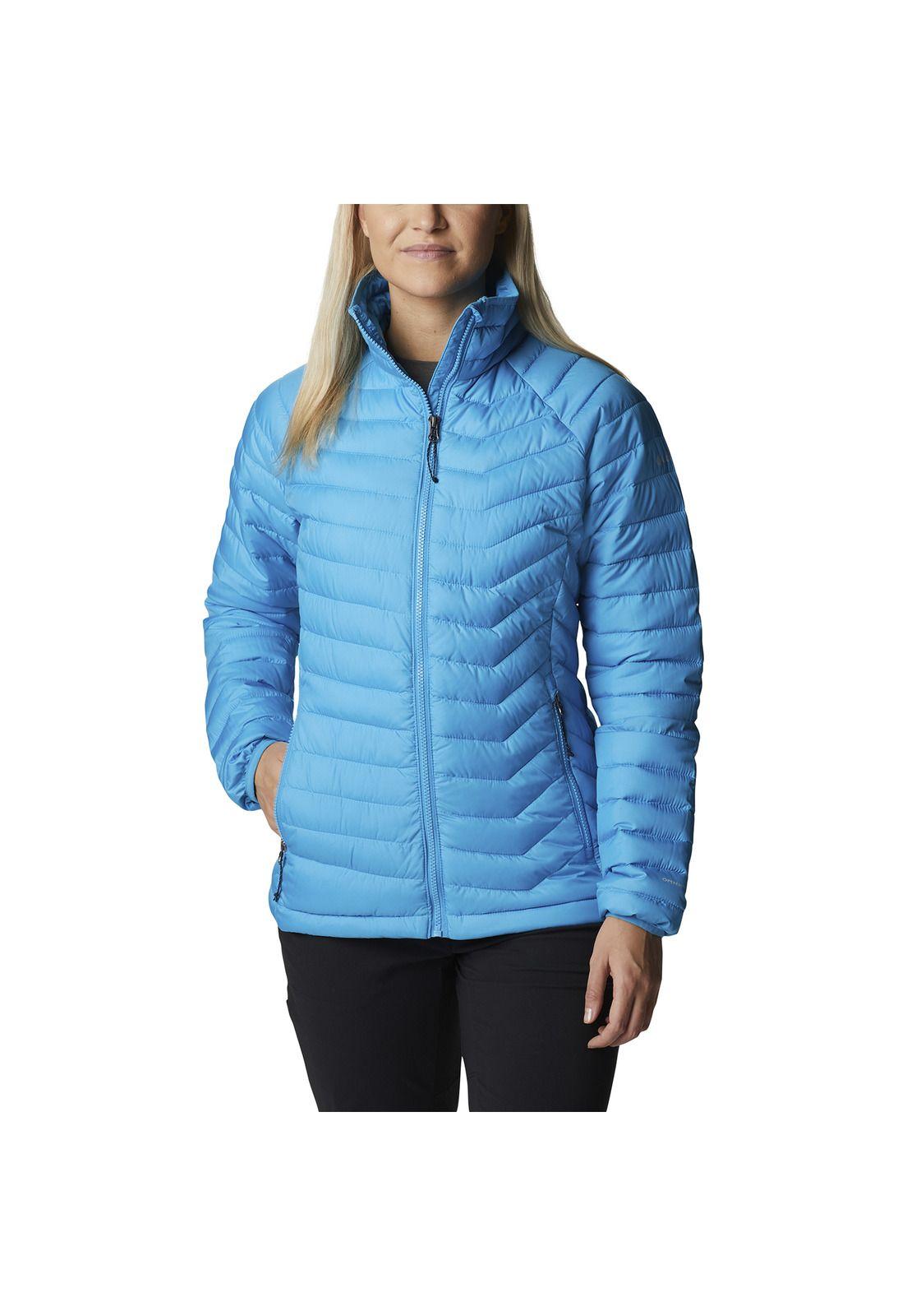 Parka Powder Lite Jacket Celeste Mujer-0