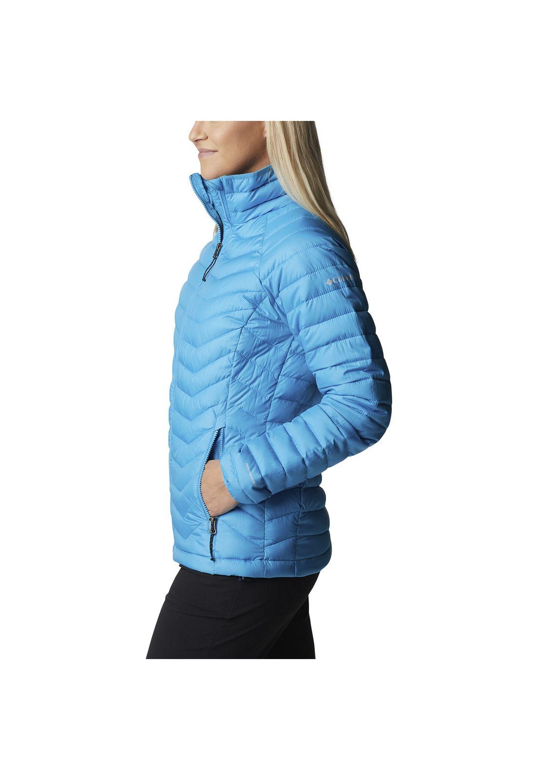 Parka Powder Lite Jacket Celeste Mujer-5