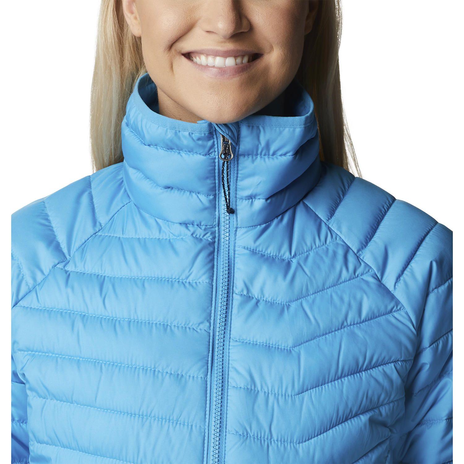 Parka Powder Lite Jacket Celeste Mujer-1