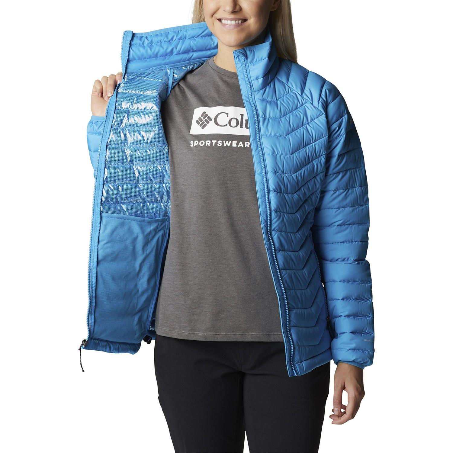 Parka Powder Lite Jacket Celeste Mujer-3