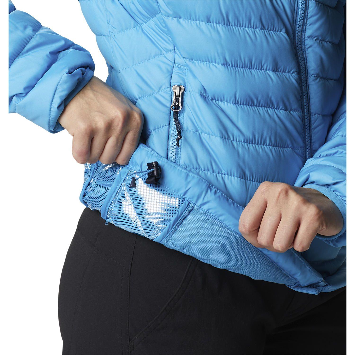 Parka Powder Lite Jacket Celeste Mujer-4