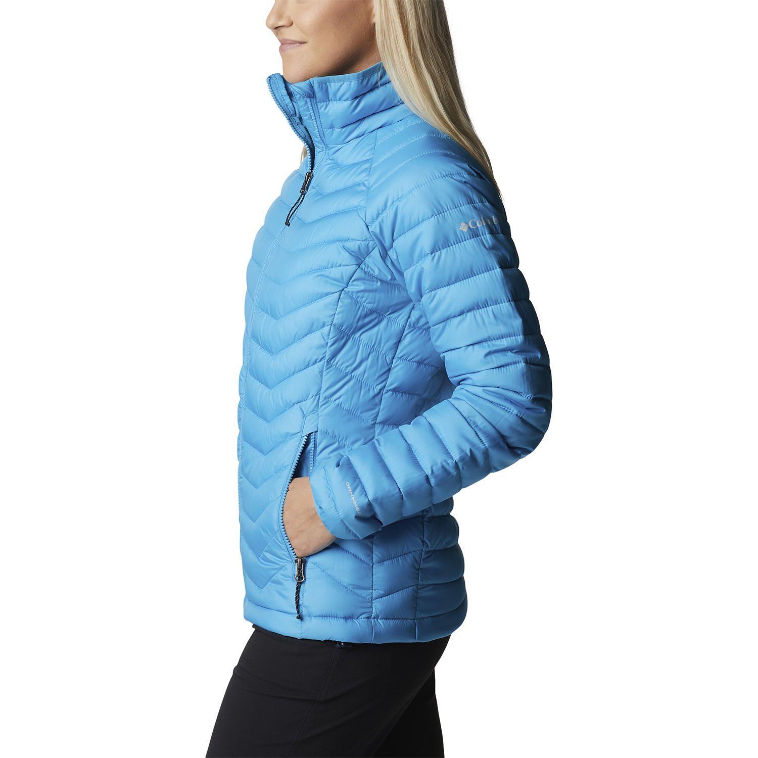 Parka Powder Lite Jacket Celeste Mujer-5
