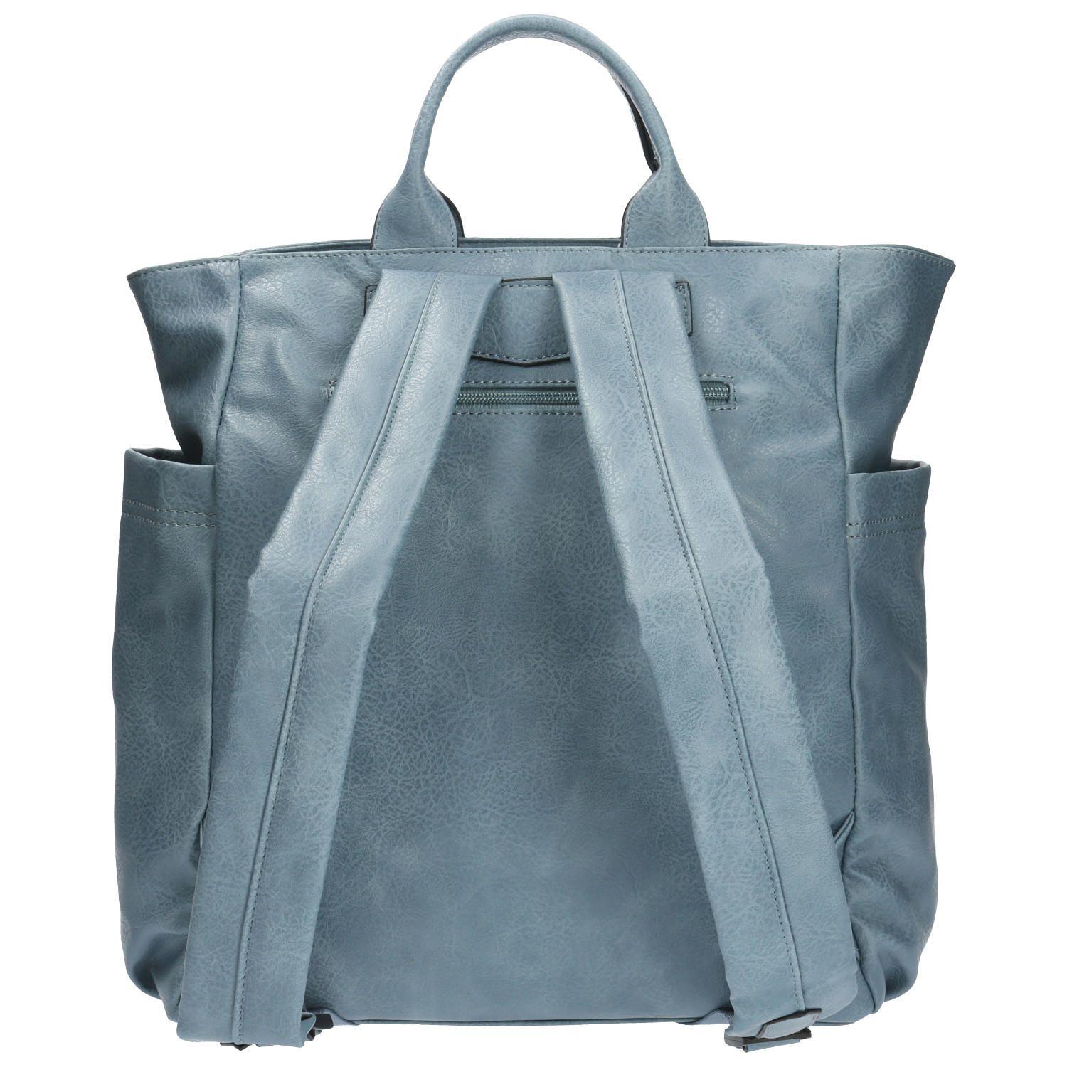 Mochila Casual Aria Back Azul Mujer-2
