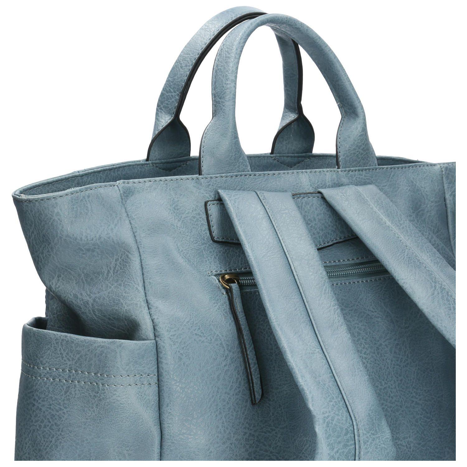 Mochila Casual Aria Back Azul Mujer-3