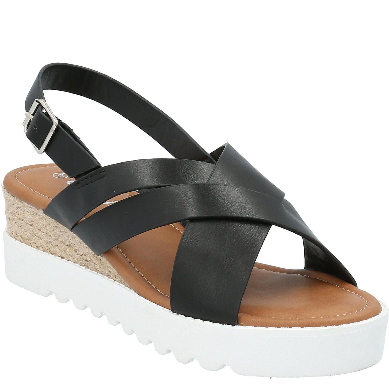 Sandalia Mujer San Negro-0