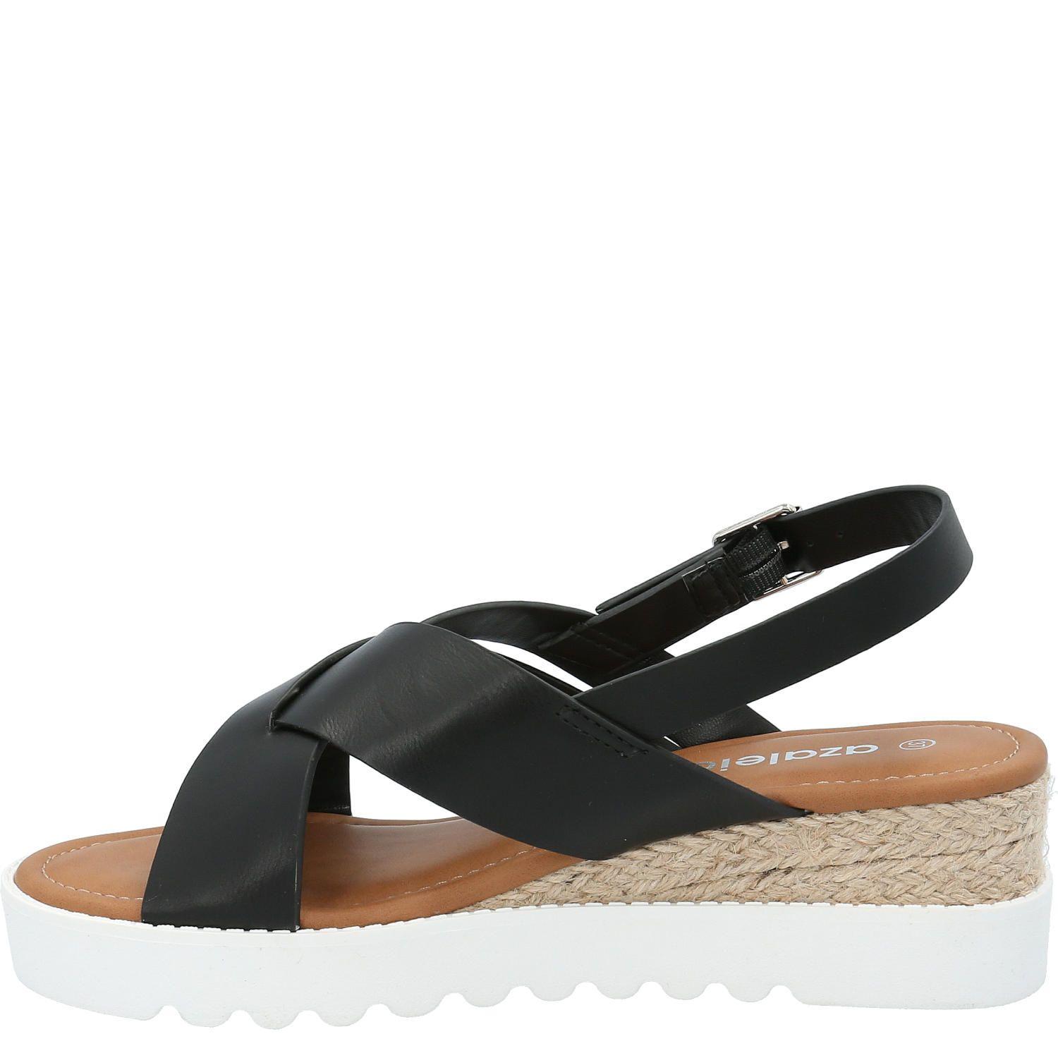 Sandalia Mujer San Negro-4