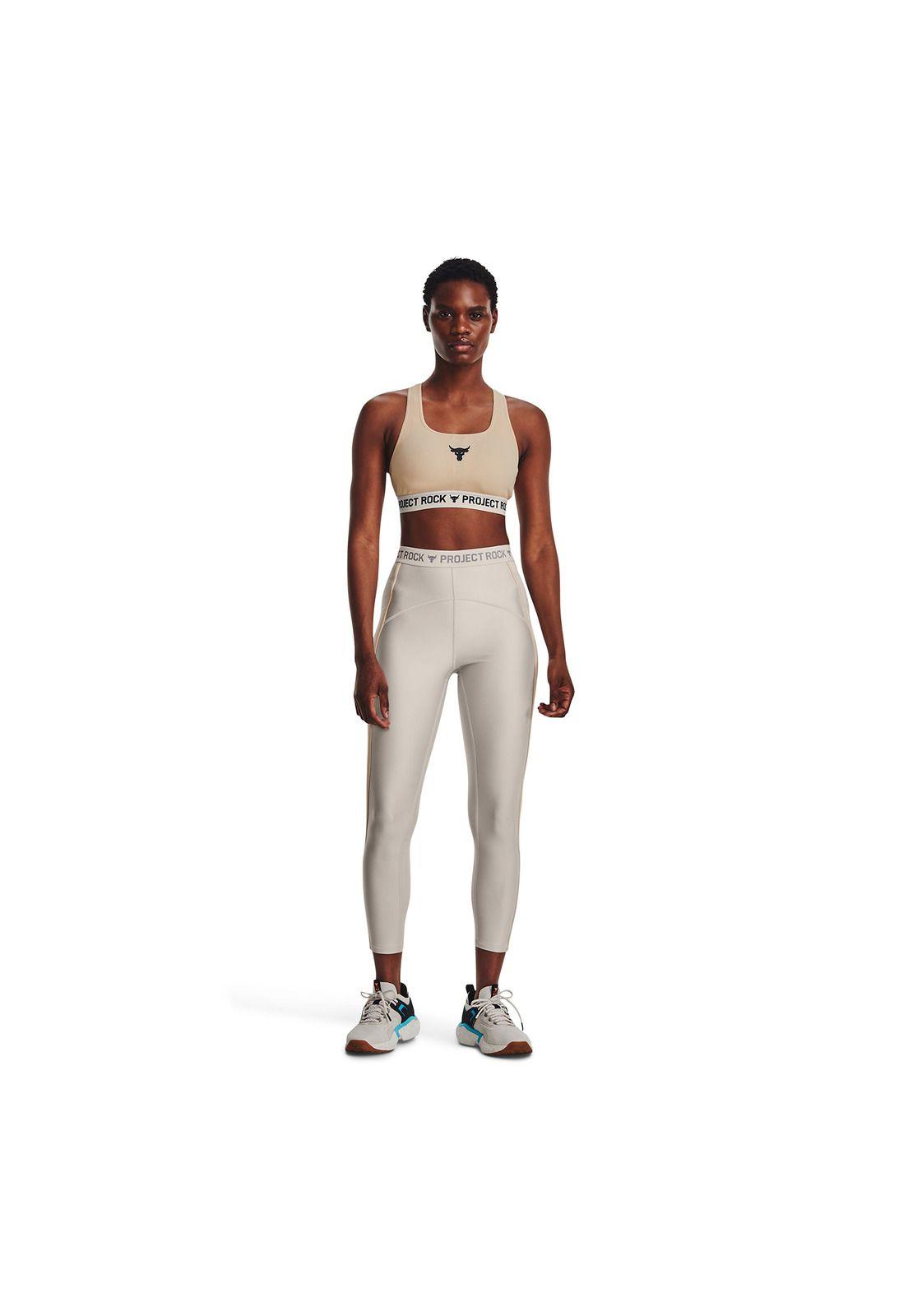Calza Training Project Rock Heatgear® Gris Mujer-3