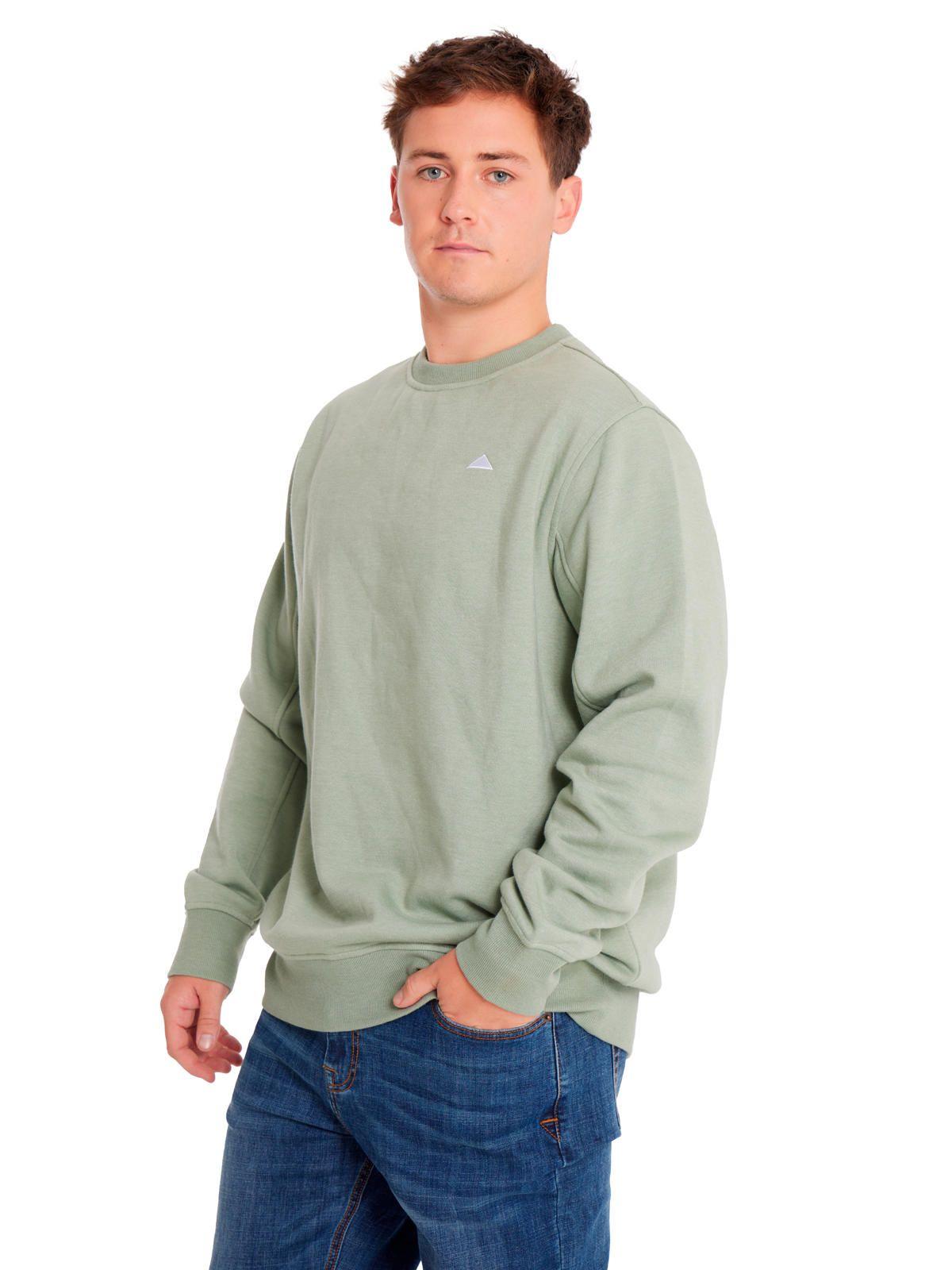 Polerón Unisex Heather Caterpillar Logo Crew Verde-1