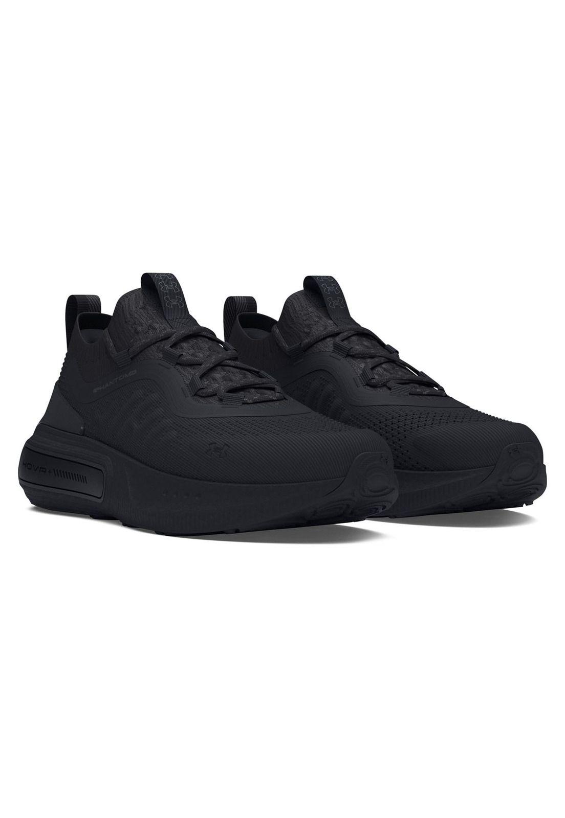 Zapatillas UA Phantom 4 para hombre Negro-5