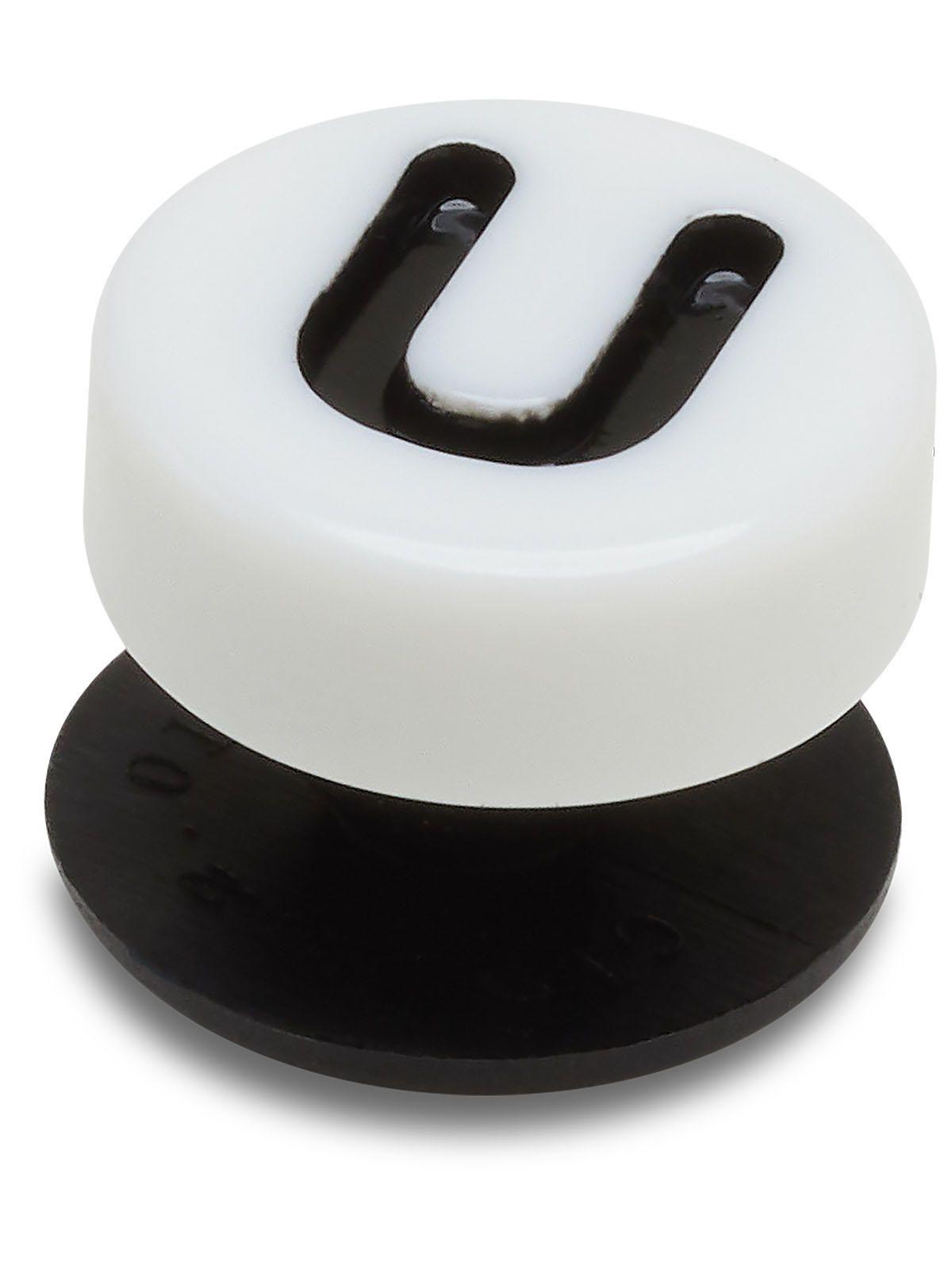 Jibbitz Crocs U pequeña carta de amistad Blanco-2