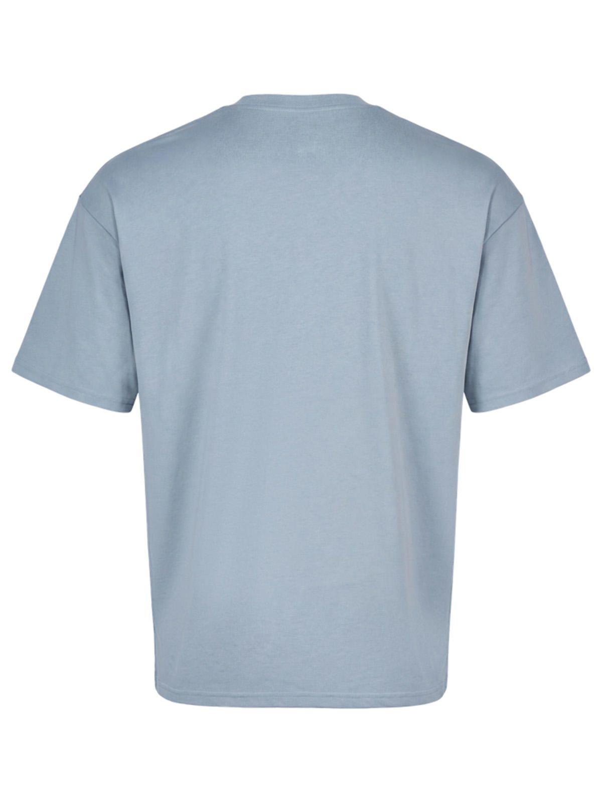 Polera M/C UA Heavyweight Armour Wordmark Azul Hombre-1